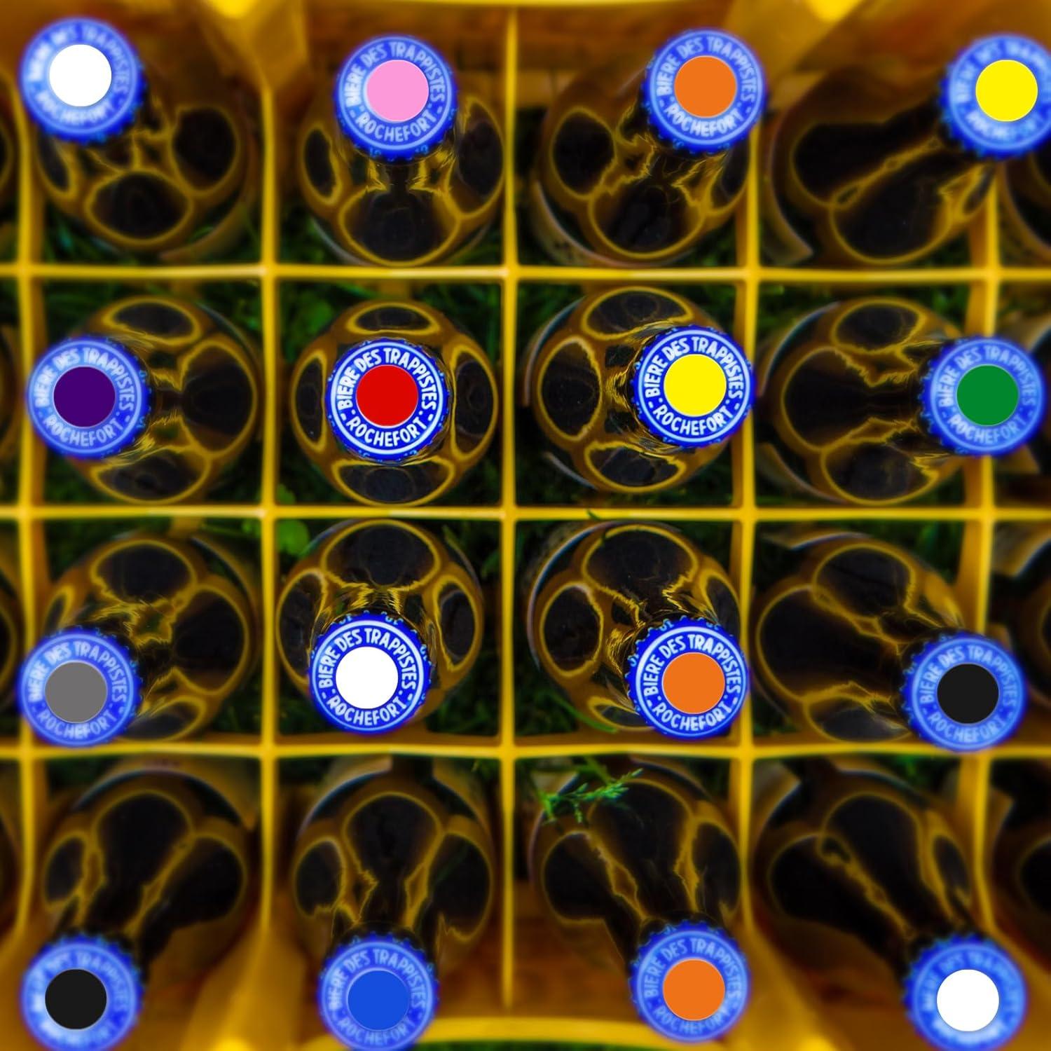 2040 Etiquetas Redondas Autoadhesivas YIKIADA 10 Colores 10mm