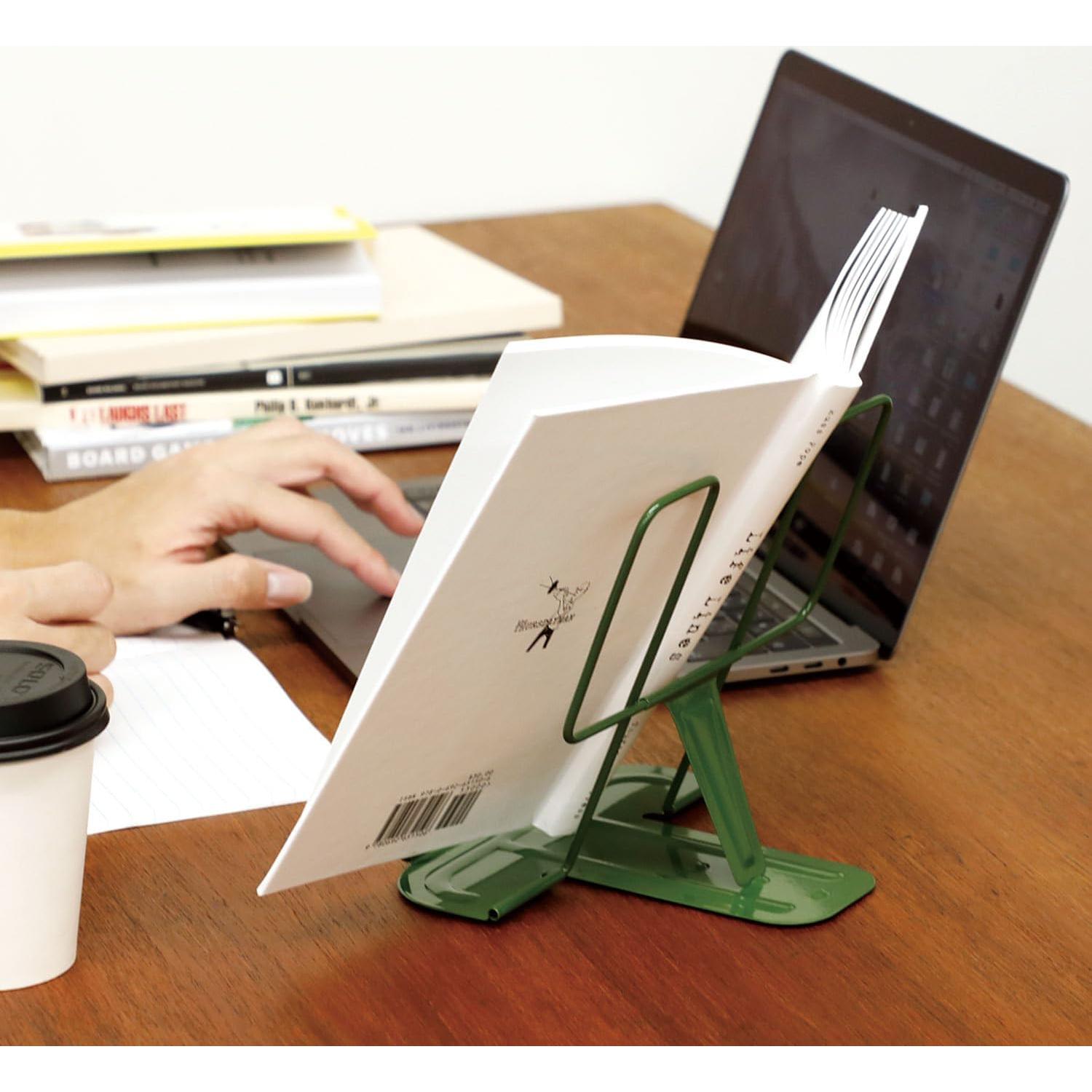 Soporte de Libros de Metal HIGHTIDE DB016 Marfil 3 Ángulos