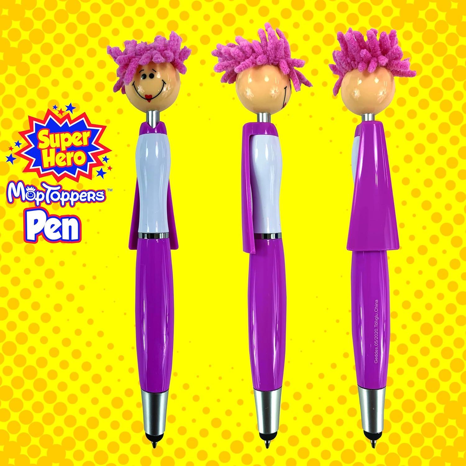Juego de bolígrafos y stylus Geddes 18 unidades MOP colores