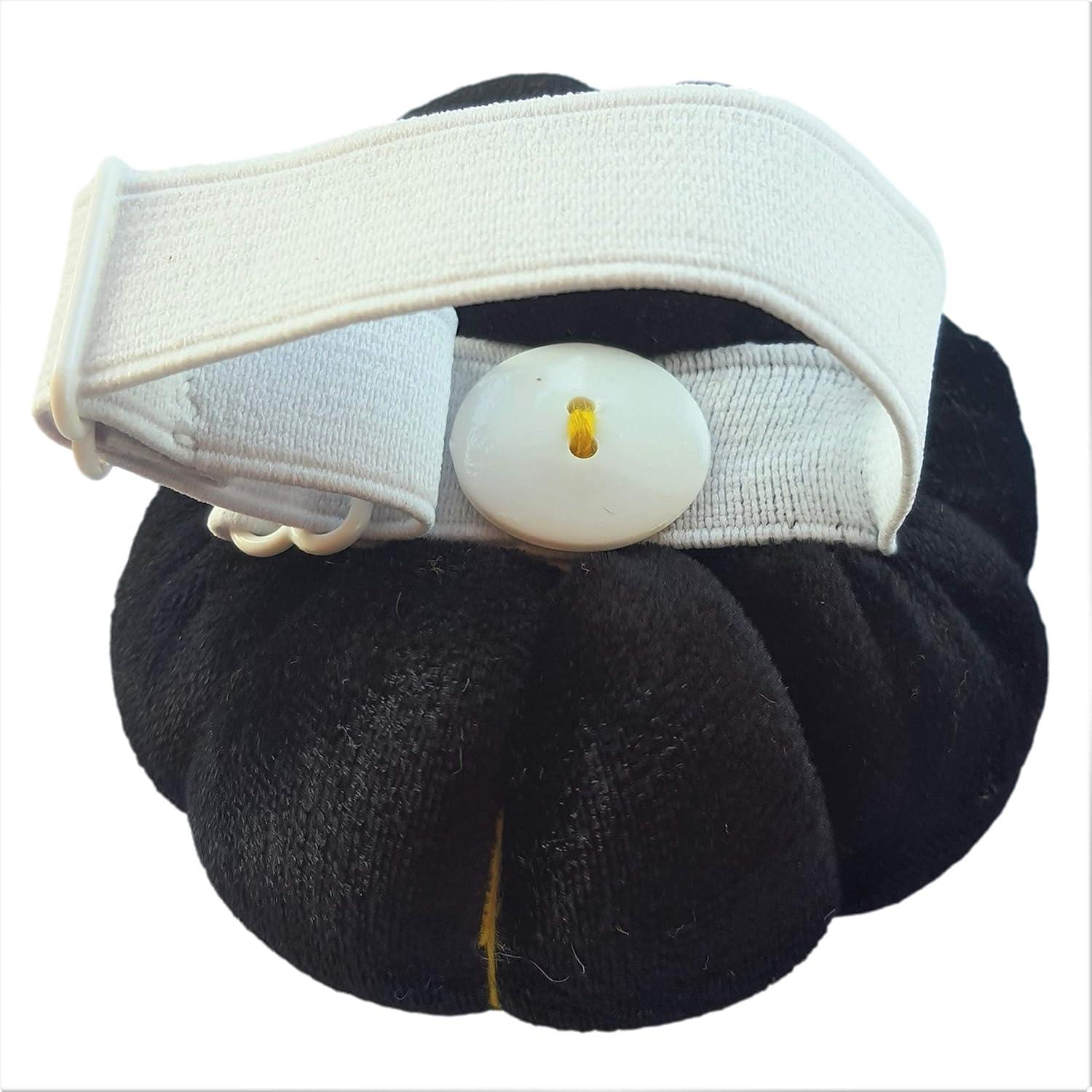 Cojín de Agujas de Terciopelo CUSHYSTORE Negro Ajustable