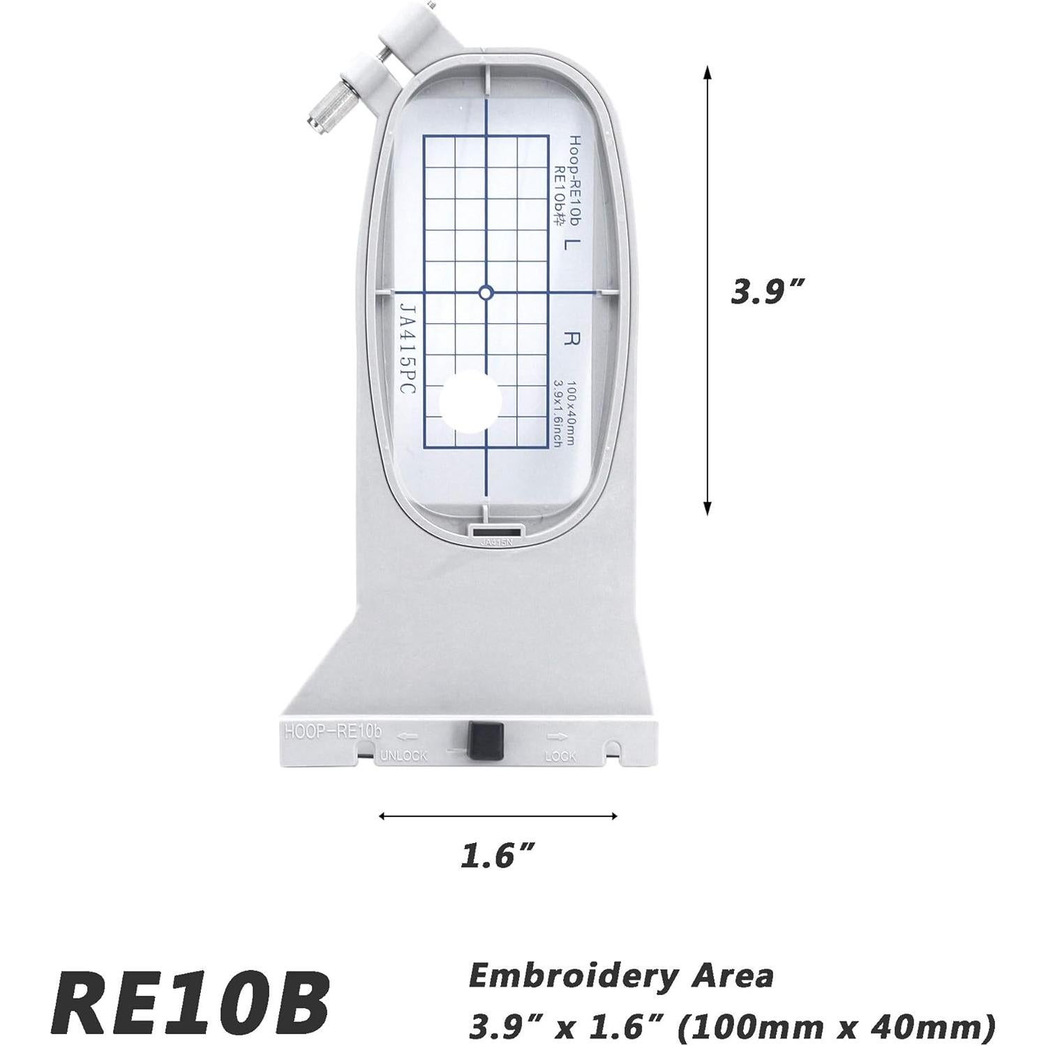Aro de Bordado Sew Tech RE10B 100x40mm para Janome y Elna