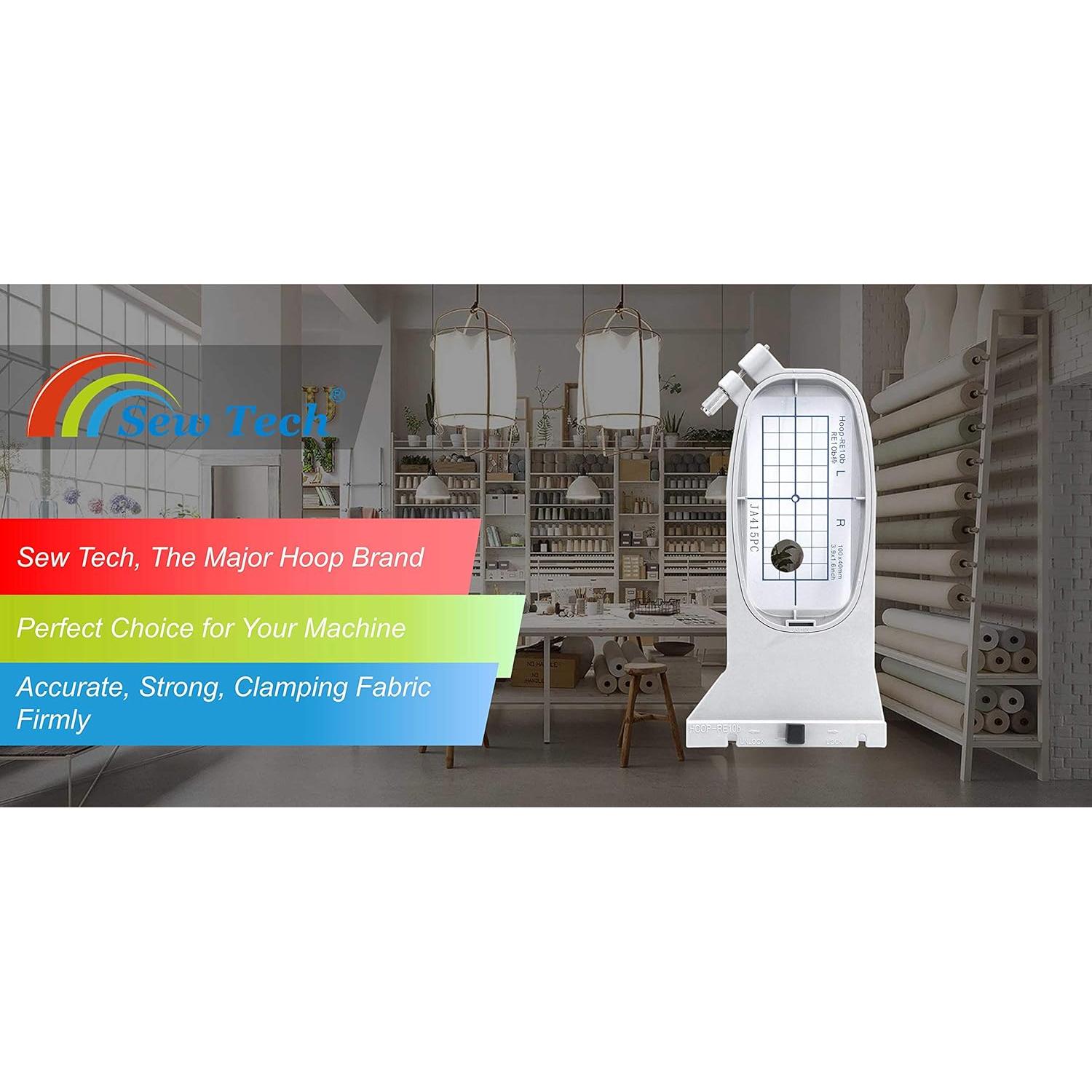 Aro de Bordado Sew Tech RE10B 100x40mm para Janome y Elna