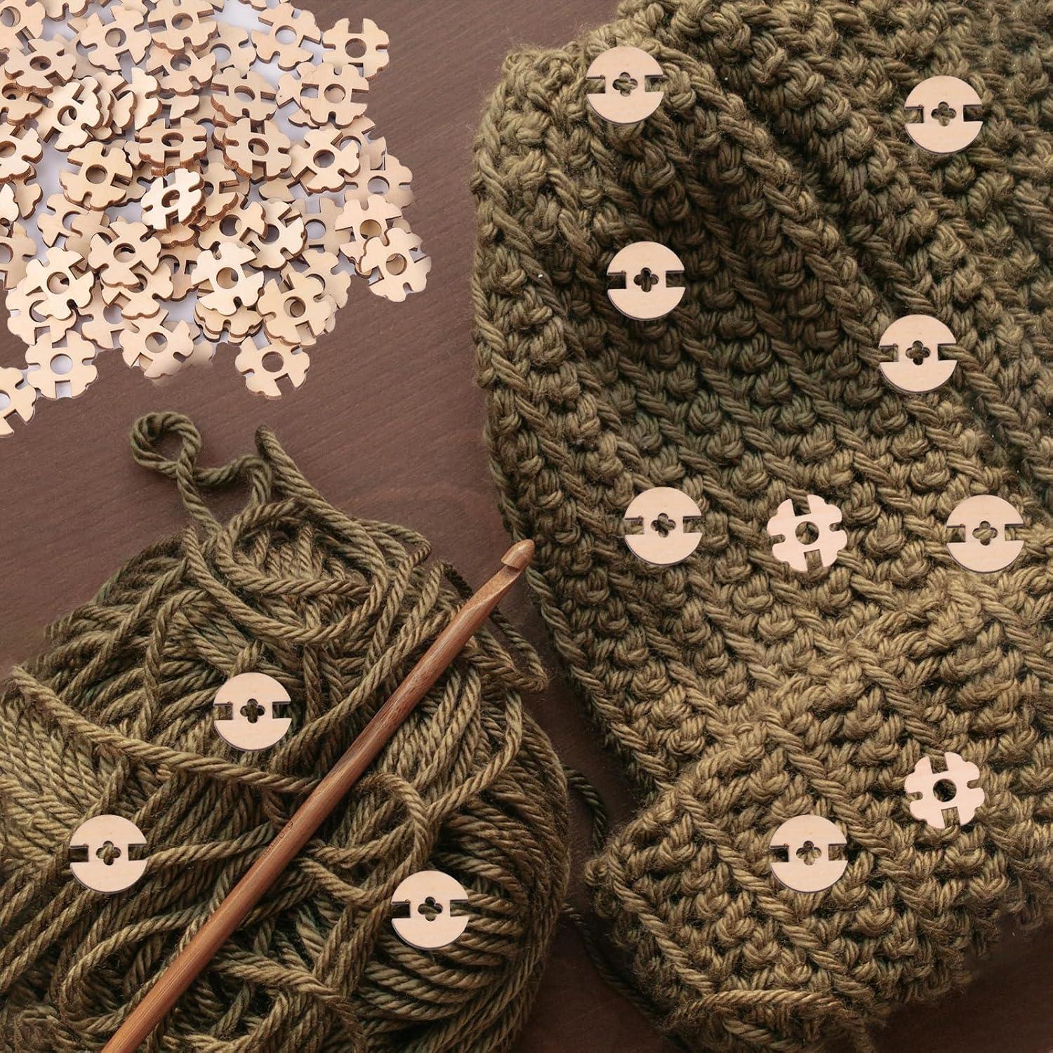 Botones de Pom Pom de Madera YeyeCyrilze 100 Pcs 2cm