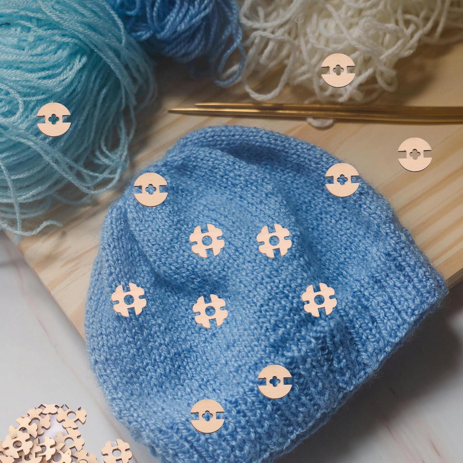 Botones de Pom Pom de Madera YeyeCyrilze 100 Pcs 2cm