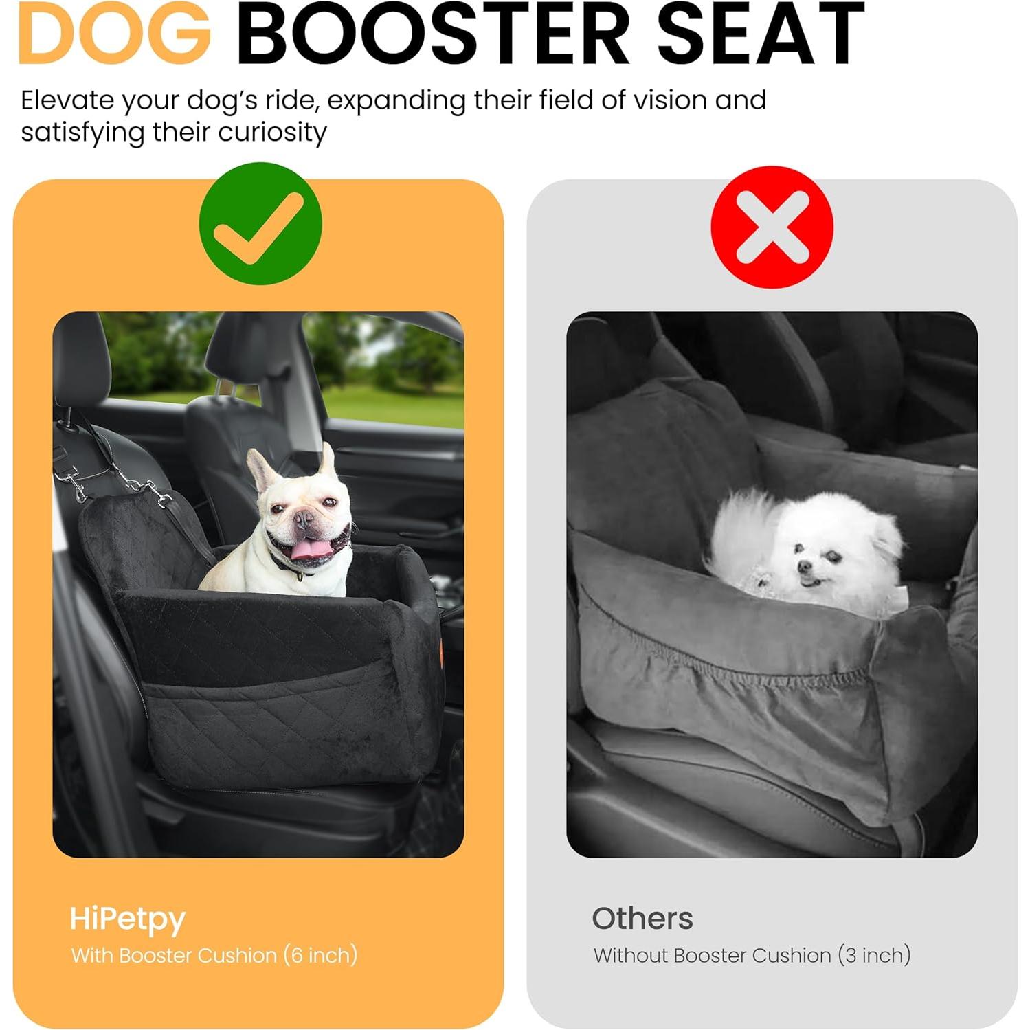 Asiento Elevado para Perro Pequeño HiPetpy DCS - Lavable, 13.6kg