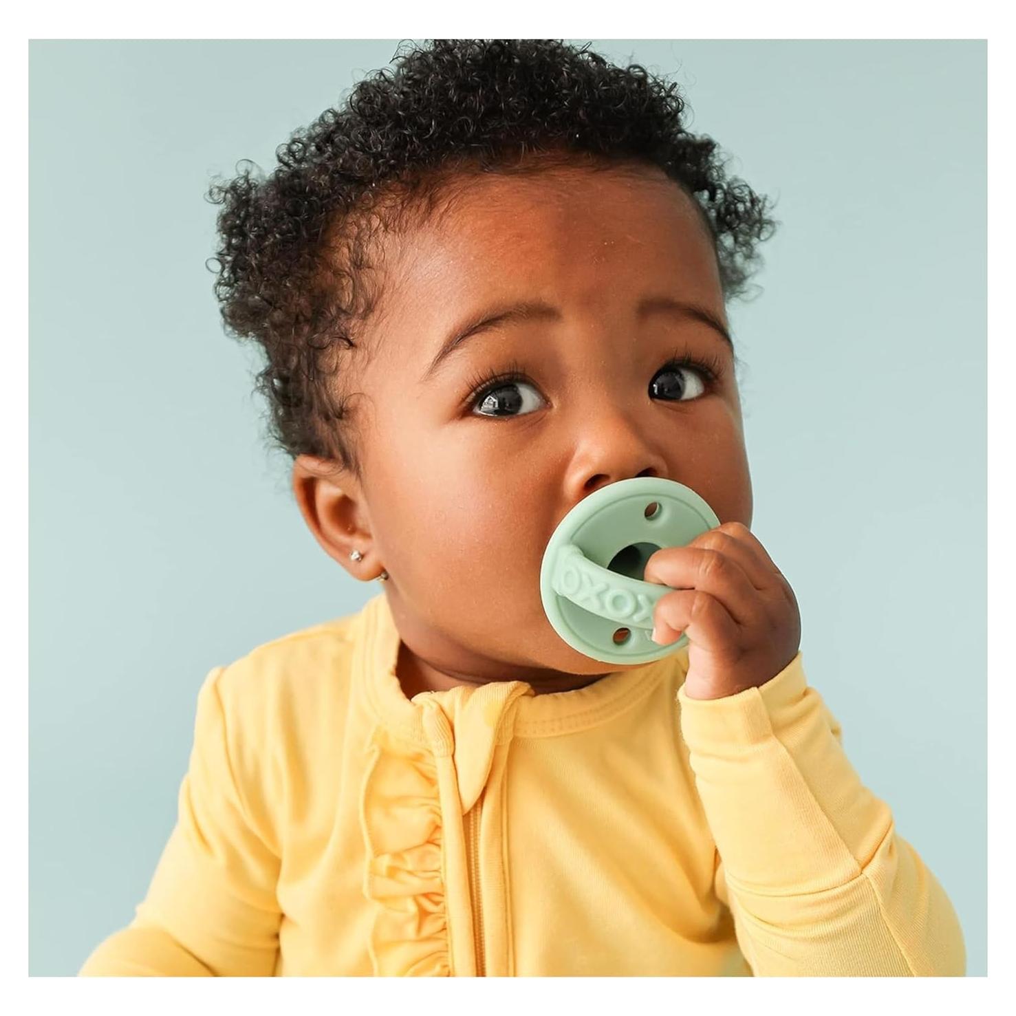 Chupete de Silicona Nuby 2 Paquete Tetina Cereza 0+ Meses