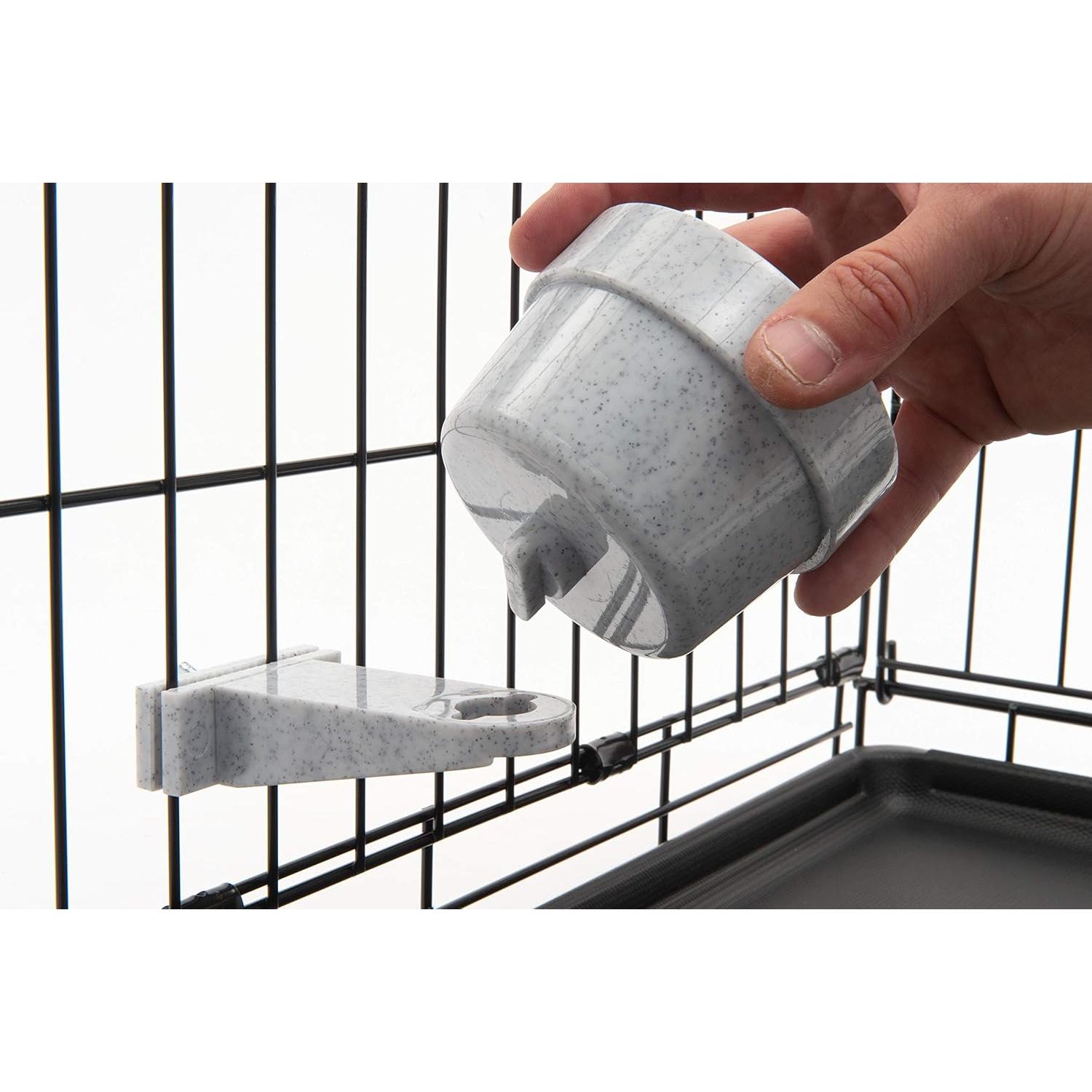 Tazón de Agua Lixit 0.3L para Perros y Mascotas - Jaula Colgante