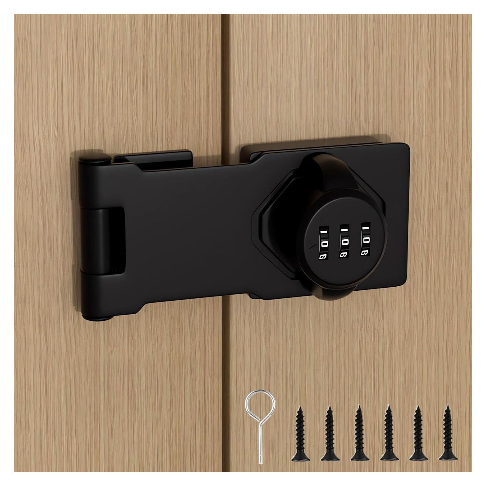 Cerradura de Combinación Sin Llave Enwomaty para Puertas Plegables