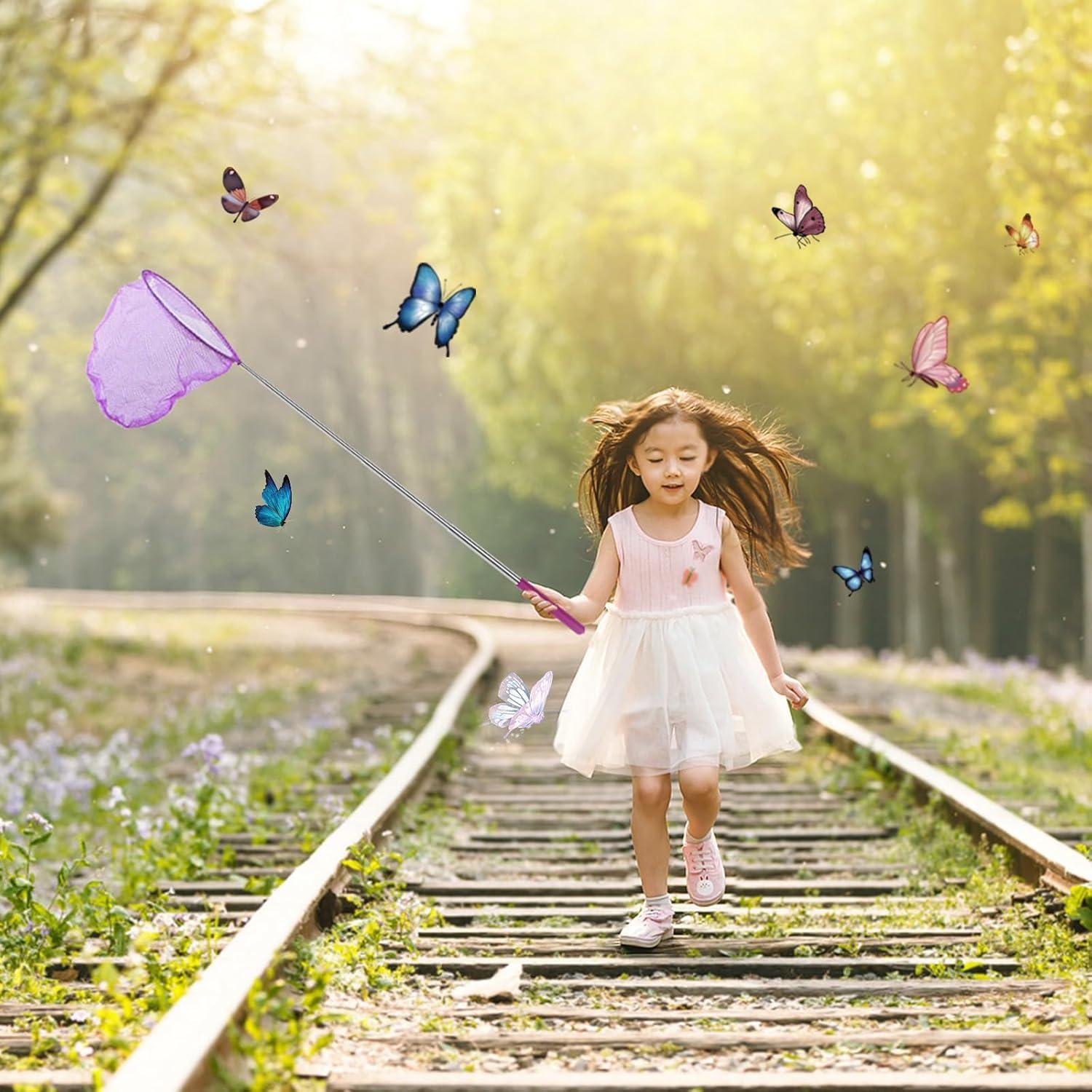 Kit de Redes de Mariposas Telescópicas DEWEL - 3 Piezas, 86 cm