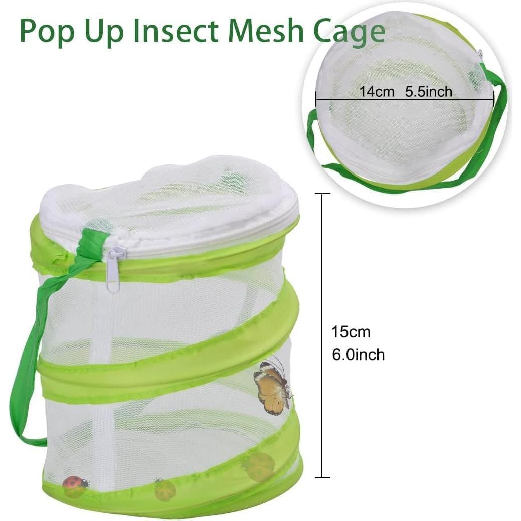 Kit de Redes de Mariposas Telescópicas DEWEL - 3 Piezas, 86 cm