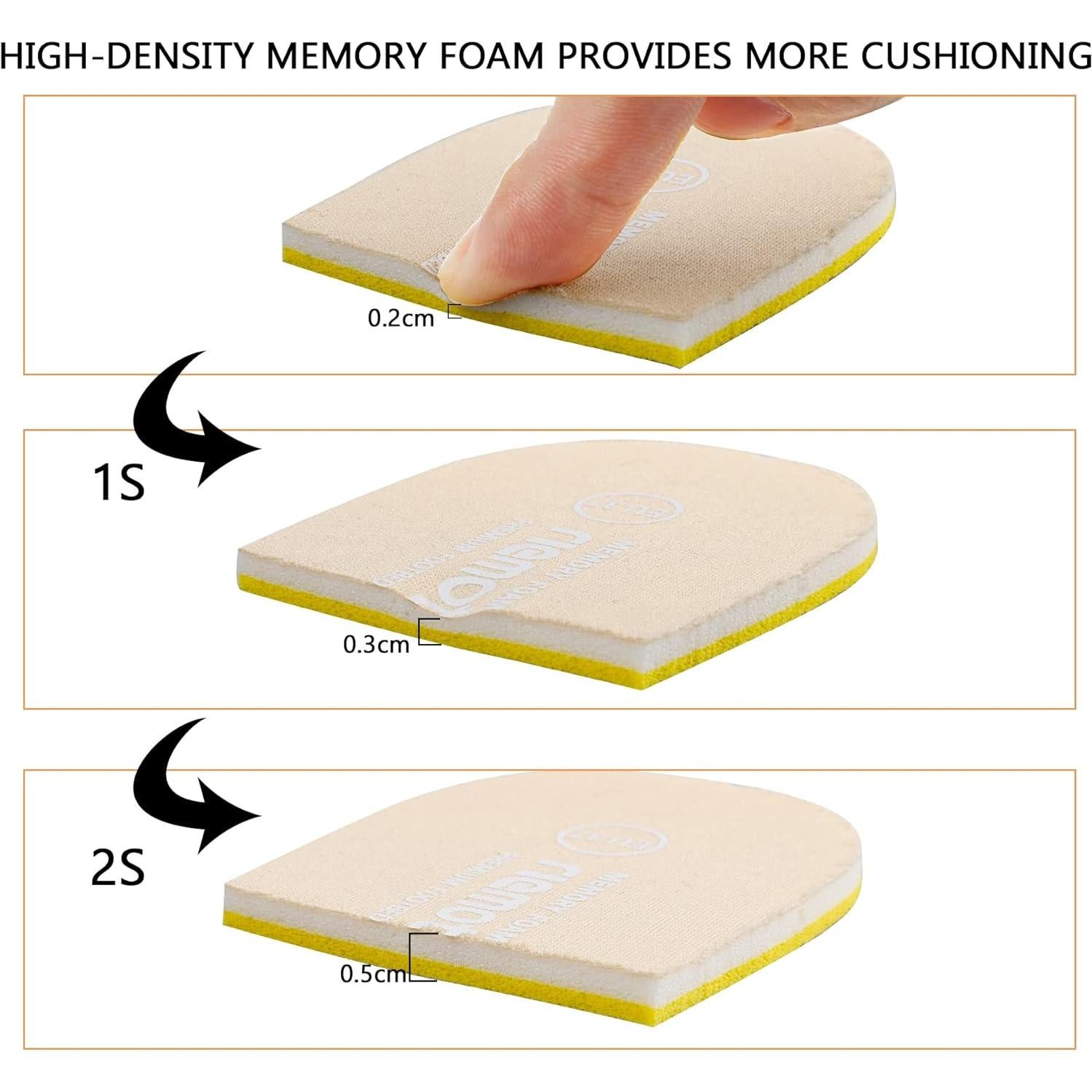 Plantillas de Espuma Viscoelástica Riemot Beige 5mm EU 36.5