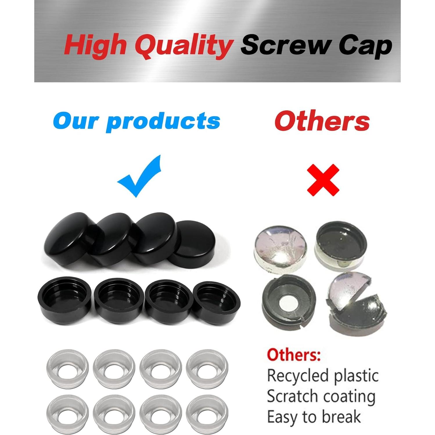 Marco de Placa de Licencia Patriótica Americana Aootf - 2 Piezas