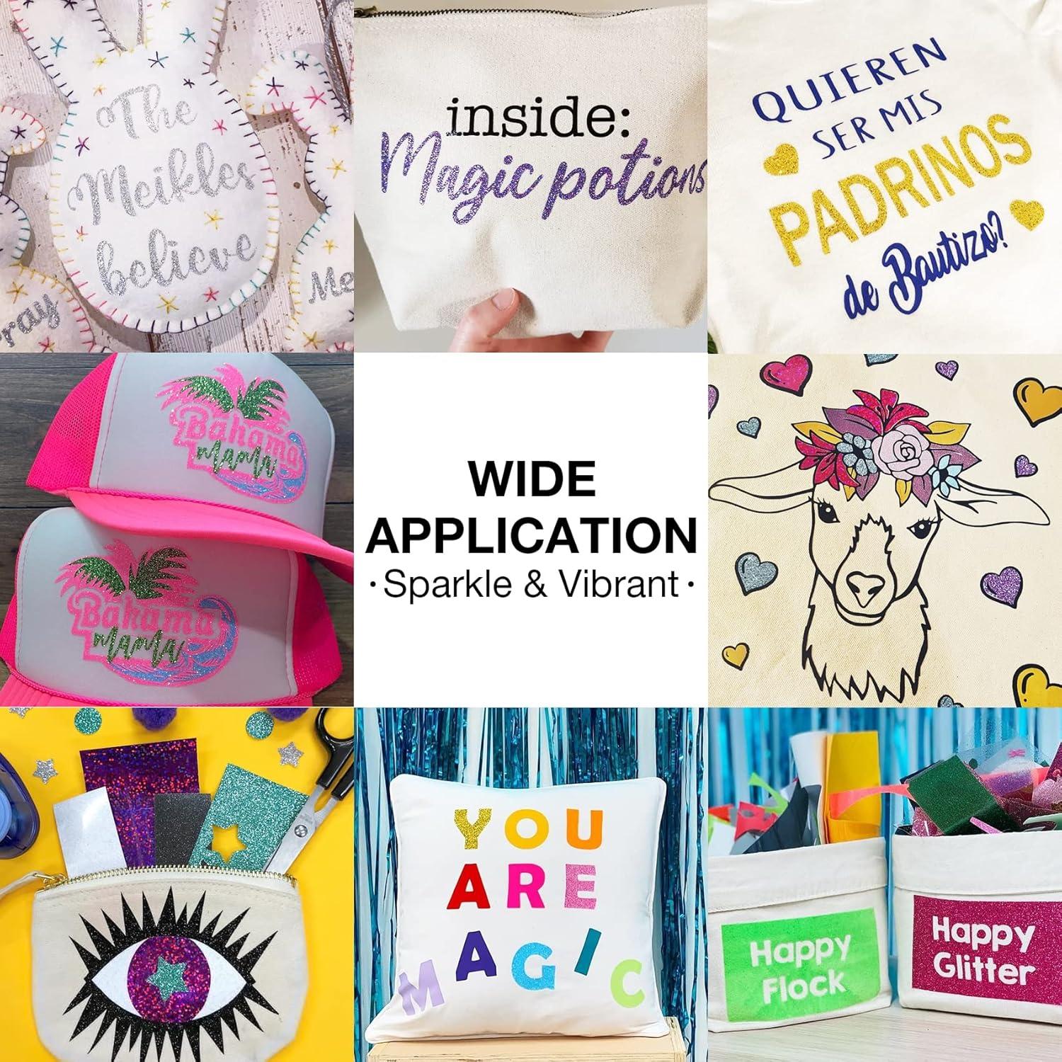 Vinilo de Transferencia Térmica Brillante TORC 30 cm x 1.5 m Negro