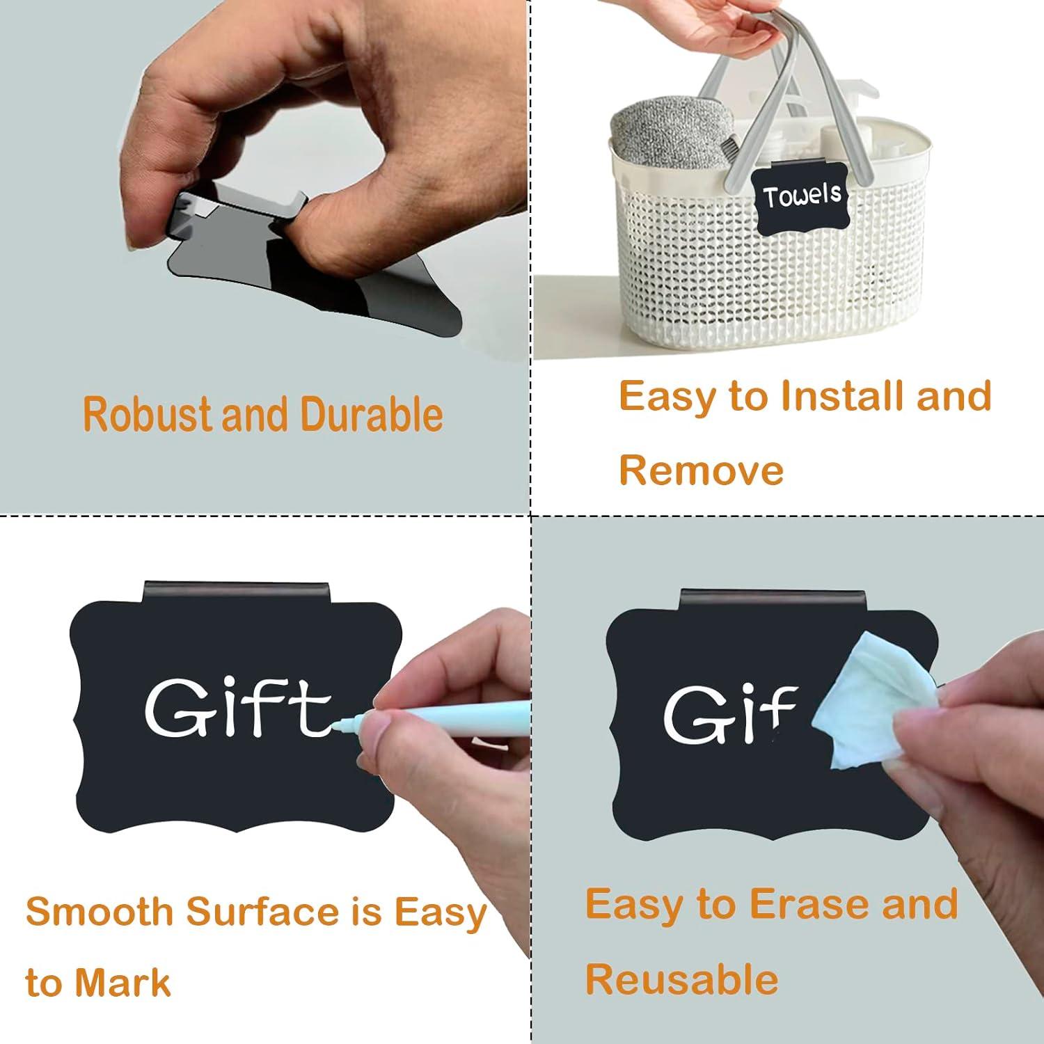 Etiquetas Reutilizables para Almacenamiento badigo 20 Piezas