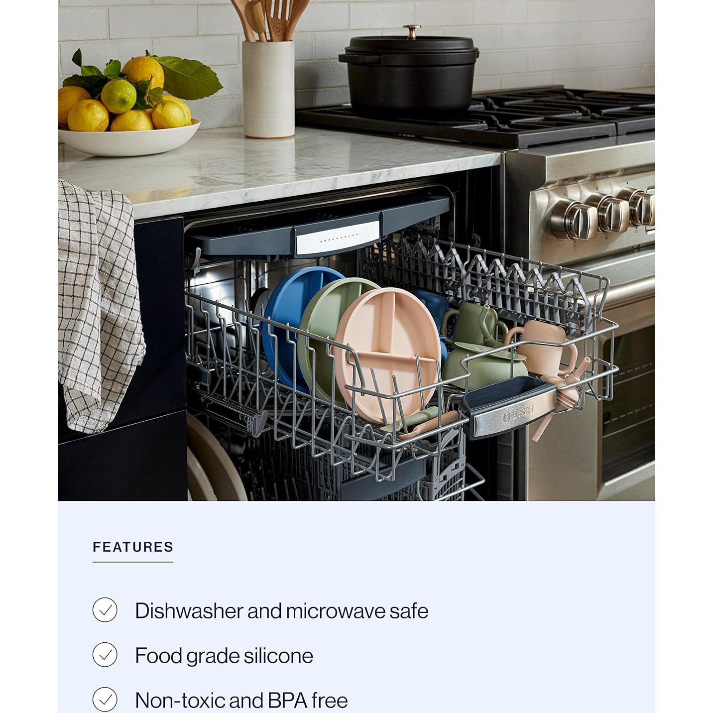 Kit Completo de Alimentación Lalo para Bebés - 6 Piezas Arándano