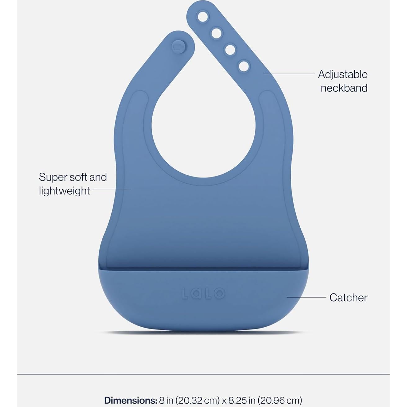 Kit Completo de Alimentación Lalo para Bebés - 6 Piezas Arándano