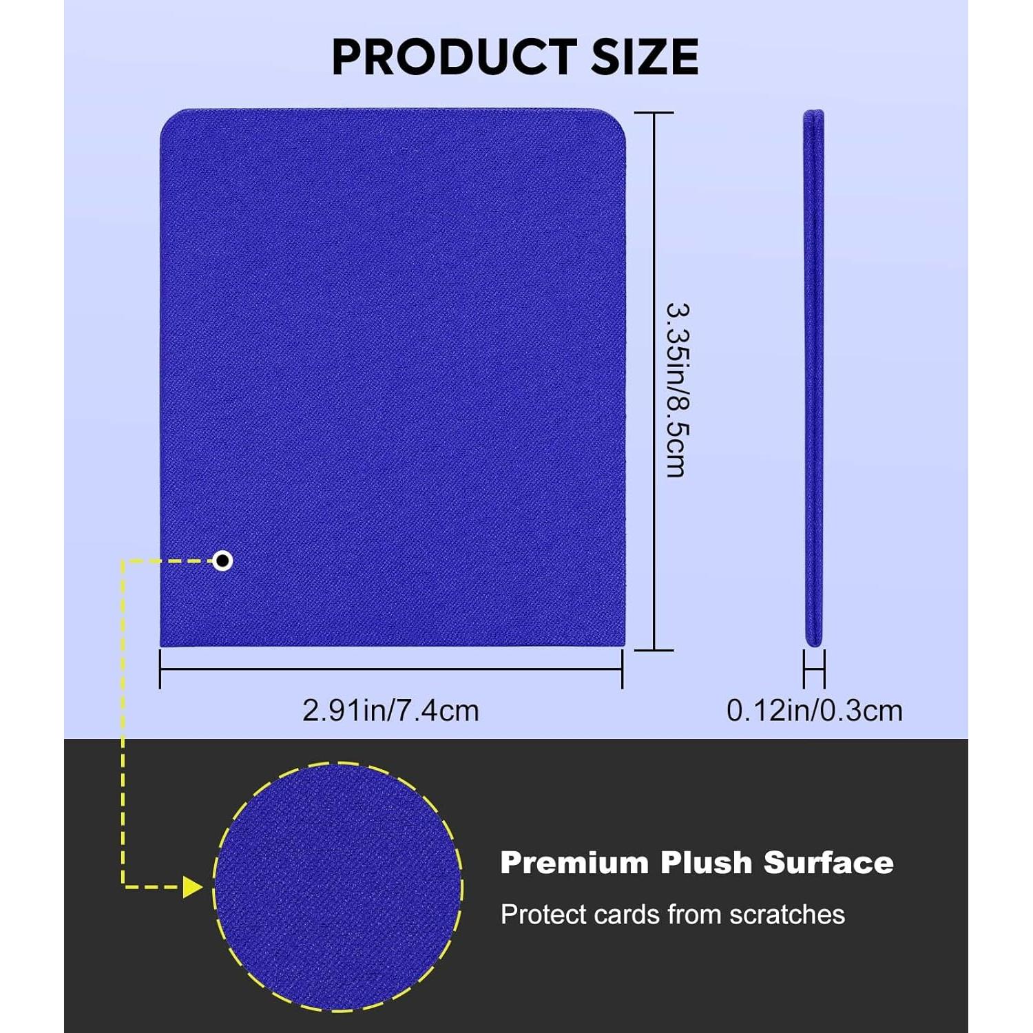 Divisores de Cartas MoKo 12PCS para Almacenamiento MTG TCG Azul