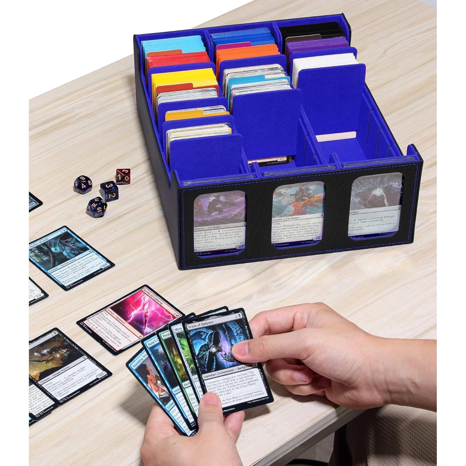 Divisores de Cartas MoKo 12PCS para Almacenamiento MTG TCG Azul