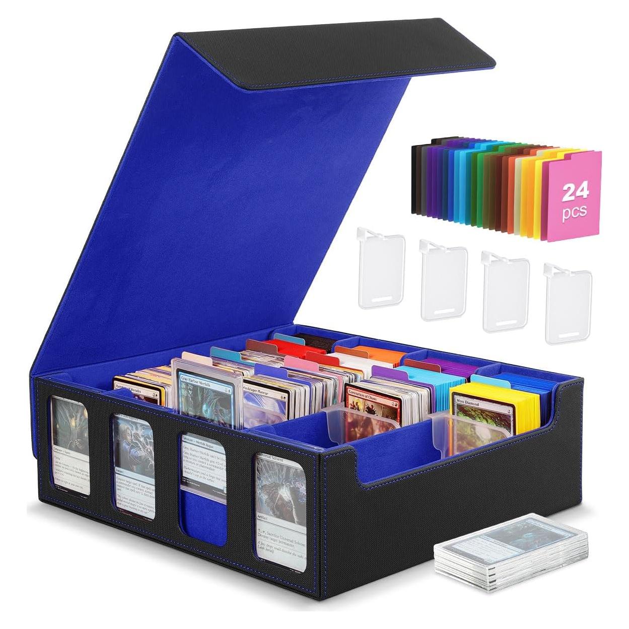 Caja de Almacenamiento MoKo para 3000 Cartas con Ventanas