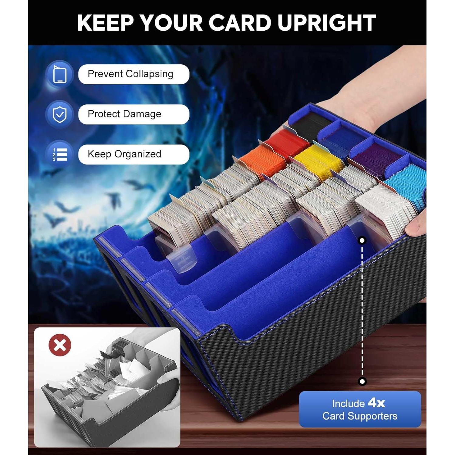 Caja de Almacenamiento MoKo para 3000 Cartas con Ventanas