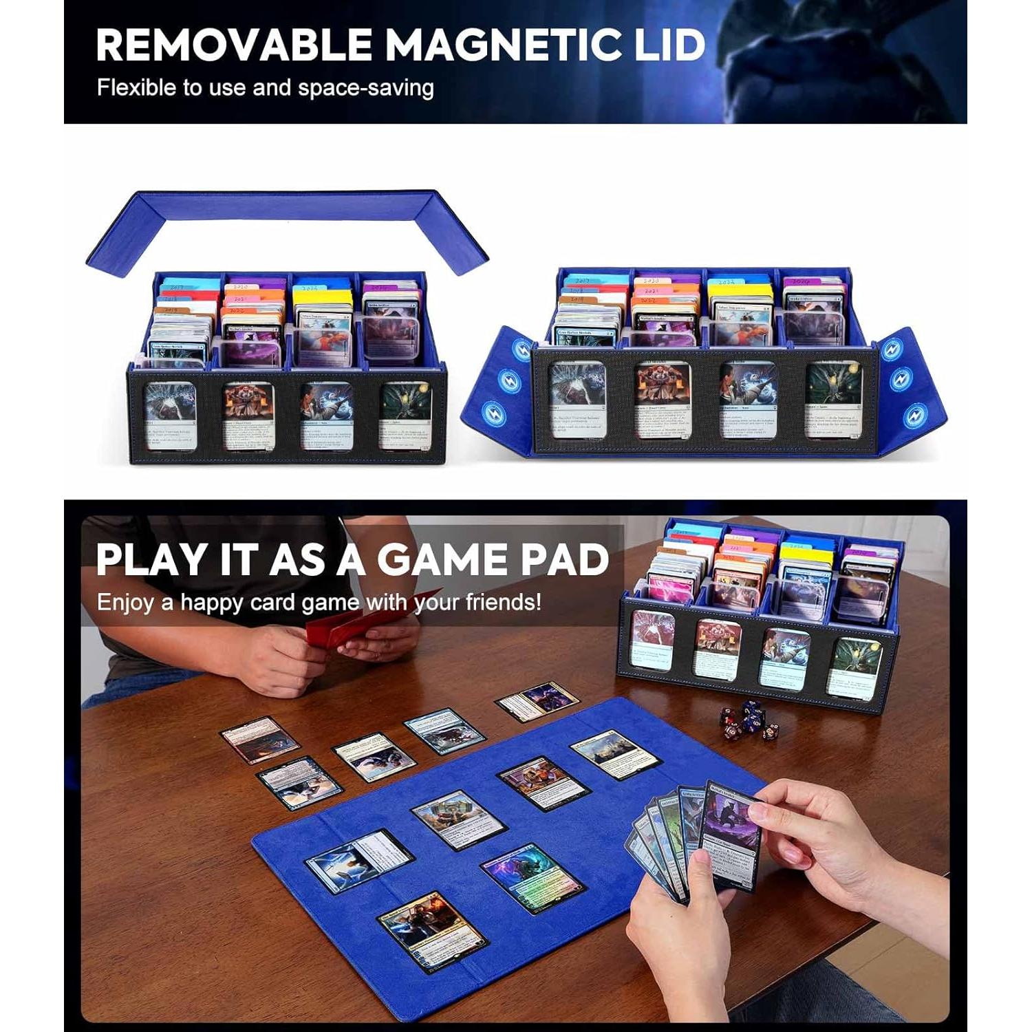 Caja de Almacenamiento MoKo para 3000 Cartas con Ventanas