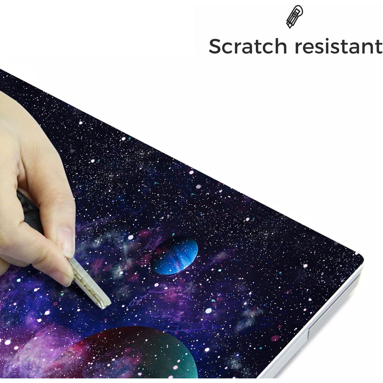 Pegatina para Laptop 15.6" Huaduo - Vinilo Reutilizable Azul y Púrpura