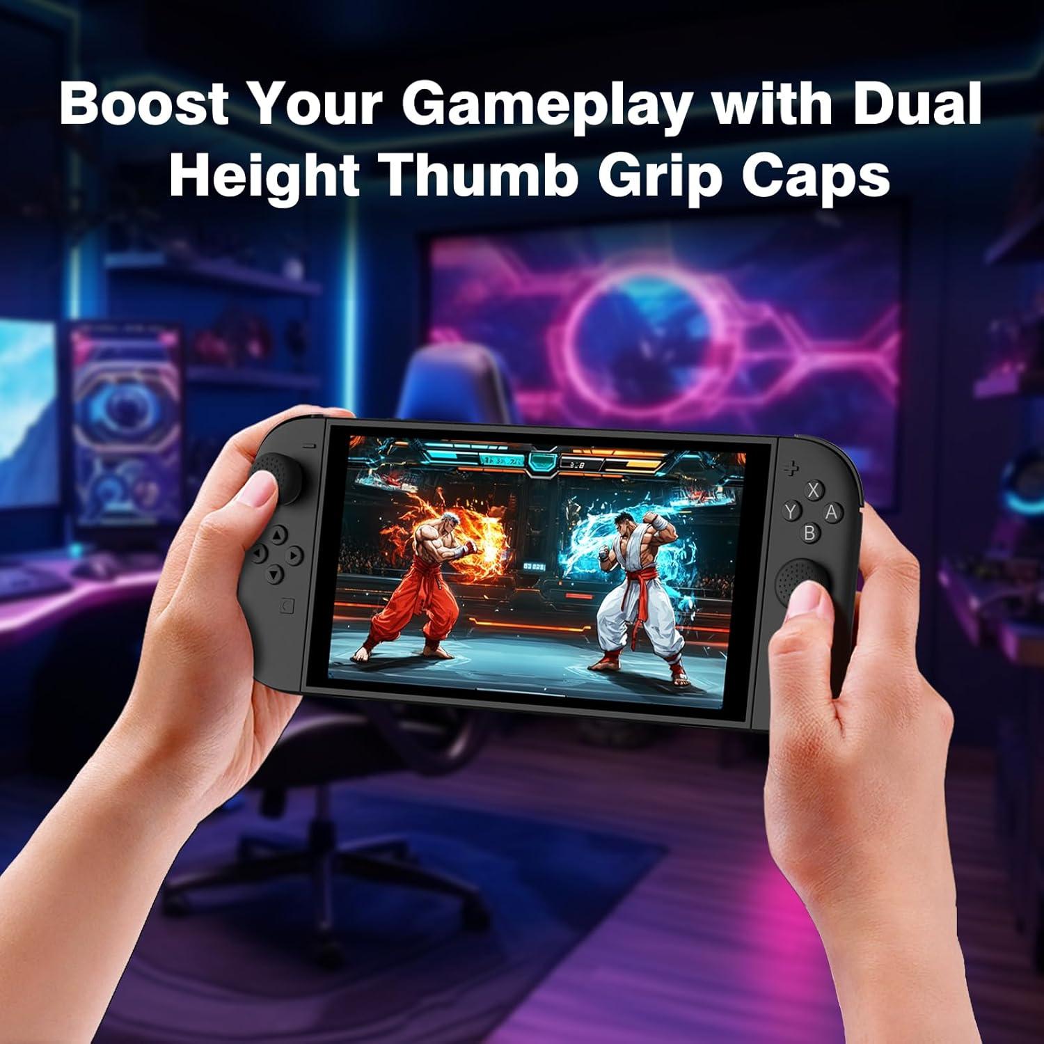 Agarraderas de Pulgar WEOTOO para Nintendo Switch 2 - Negro