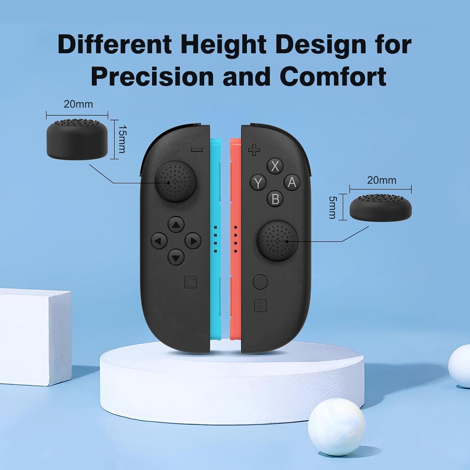 Agarraderas de Pulgar WEOTOO para Nintendo Switch 2 - Negro