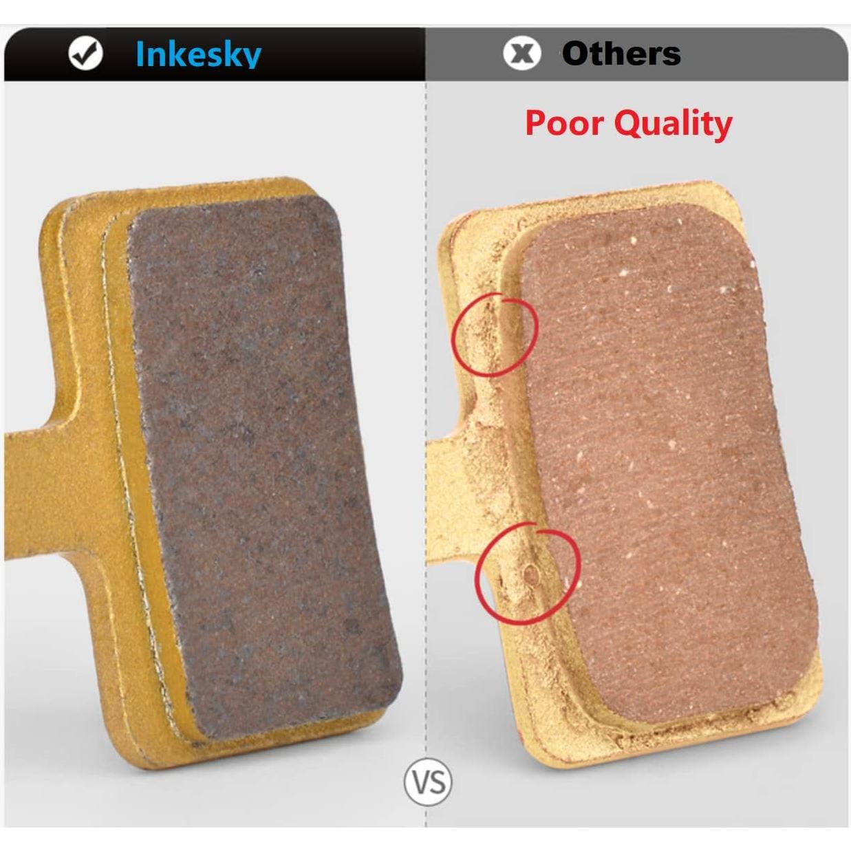 Pastillas de Freno Inkesky BR-02 para Bicicleta Semi-Metalicas