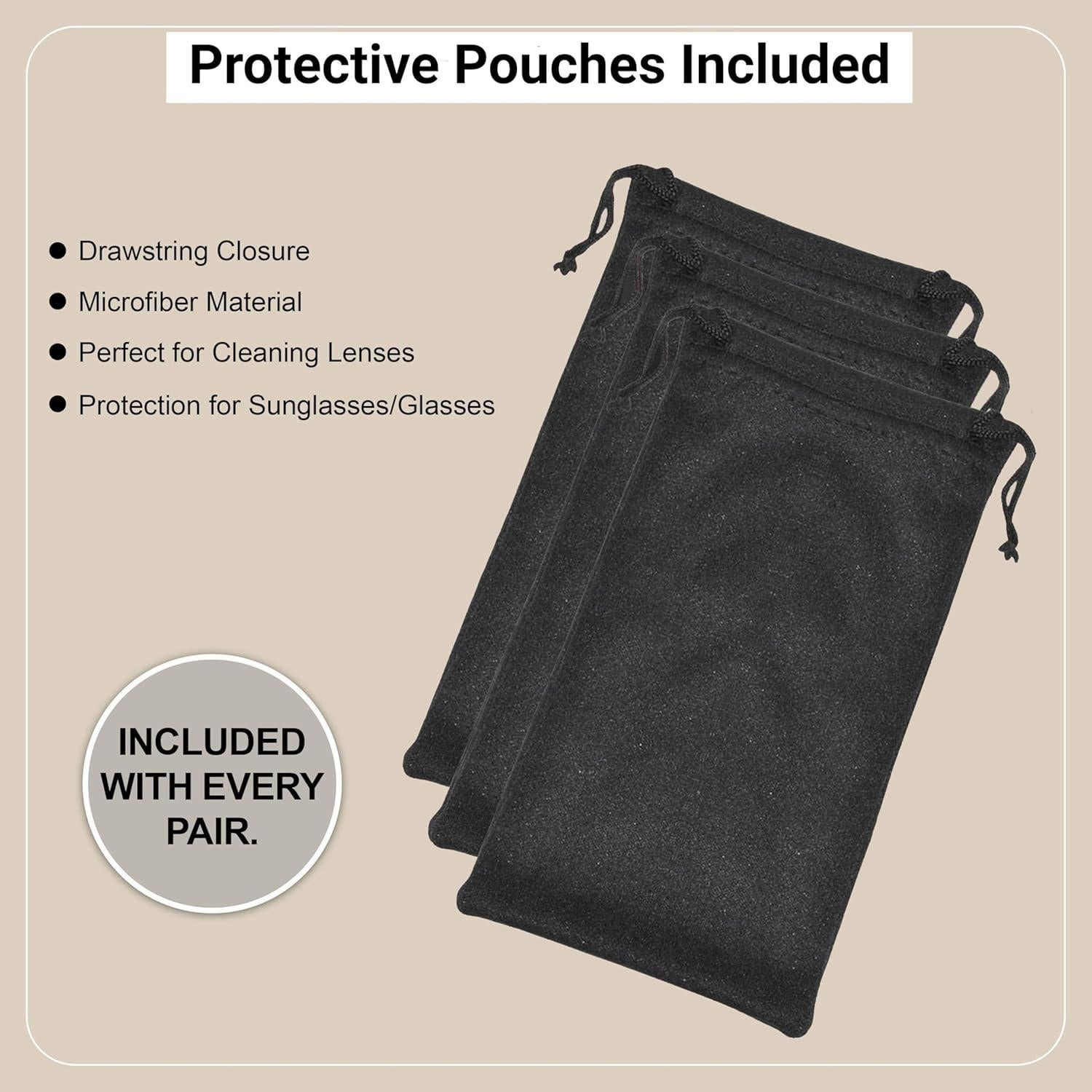 Gafas de bloqueo de luz azul OWL - Anti Fatiga ocular - Paquete de 3