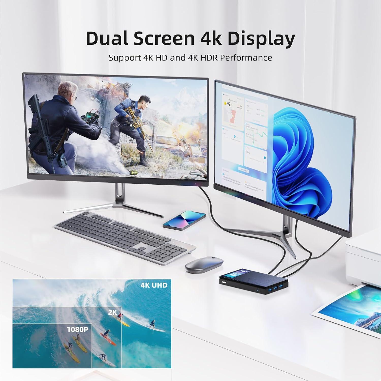 Mini PC MeLE Quieter3Q Celeron N5105 8GB 128GB HDMI