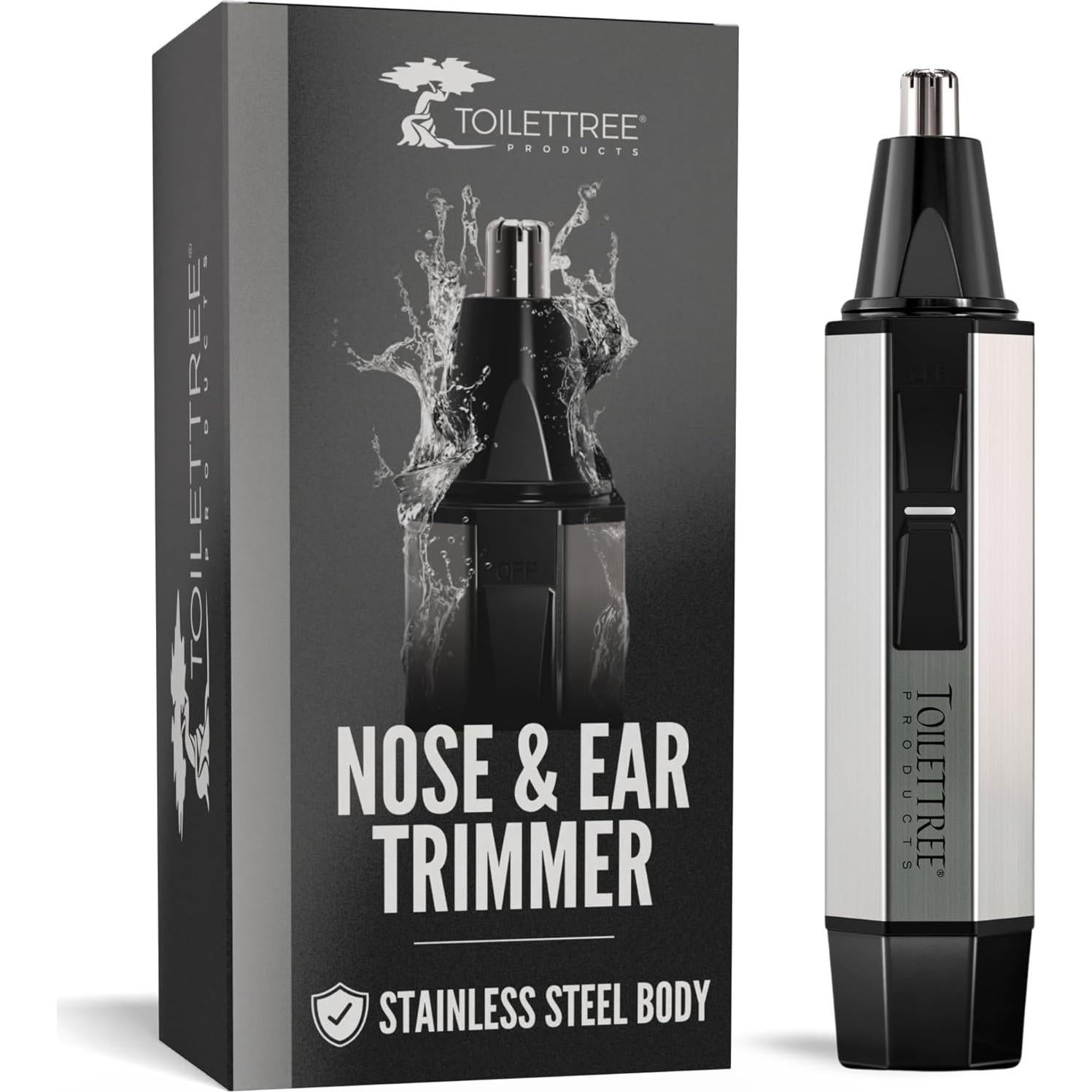 Recortador de Vello Nasal ToiletTree Acero Inoxidable LED