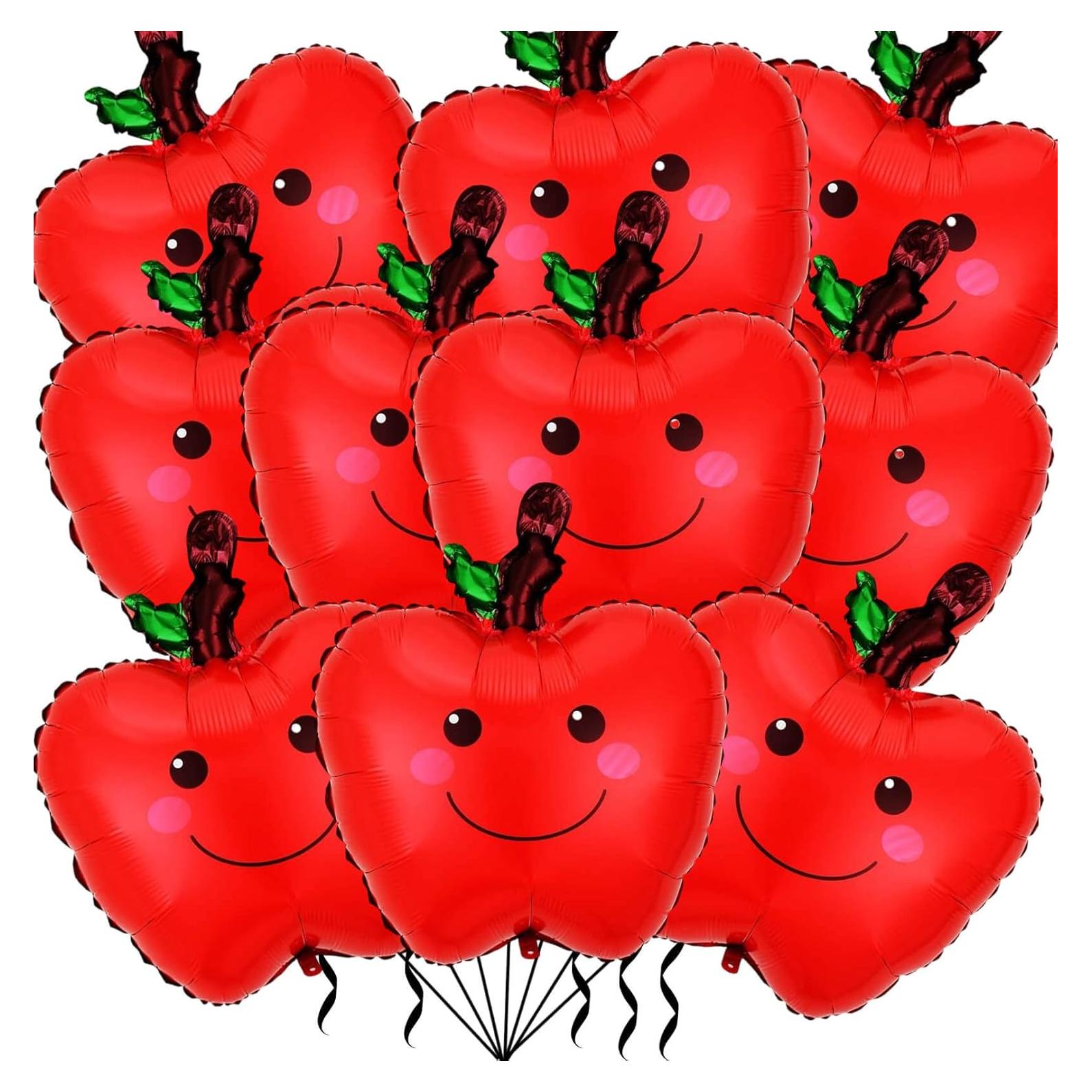 Paquete de 10 Globos de Manzana LHOAVWE 45 cm para Fiestas