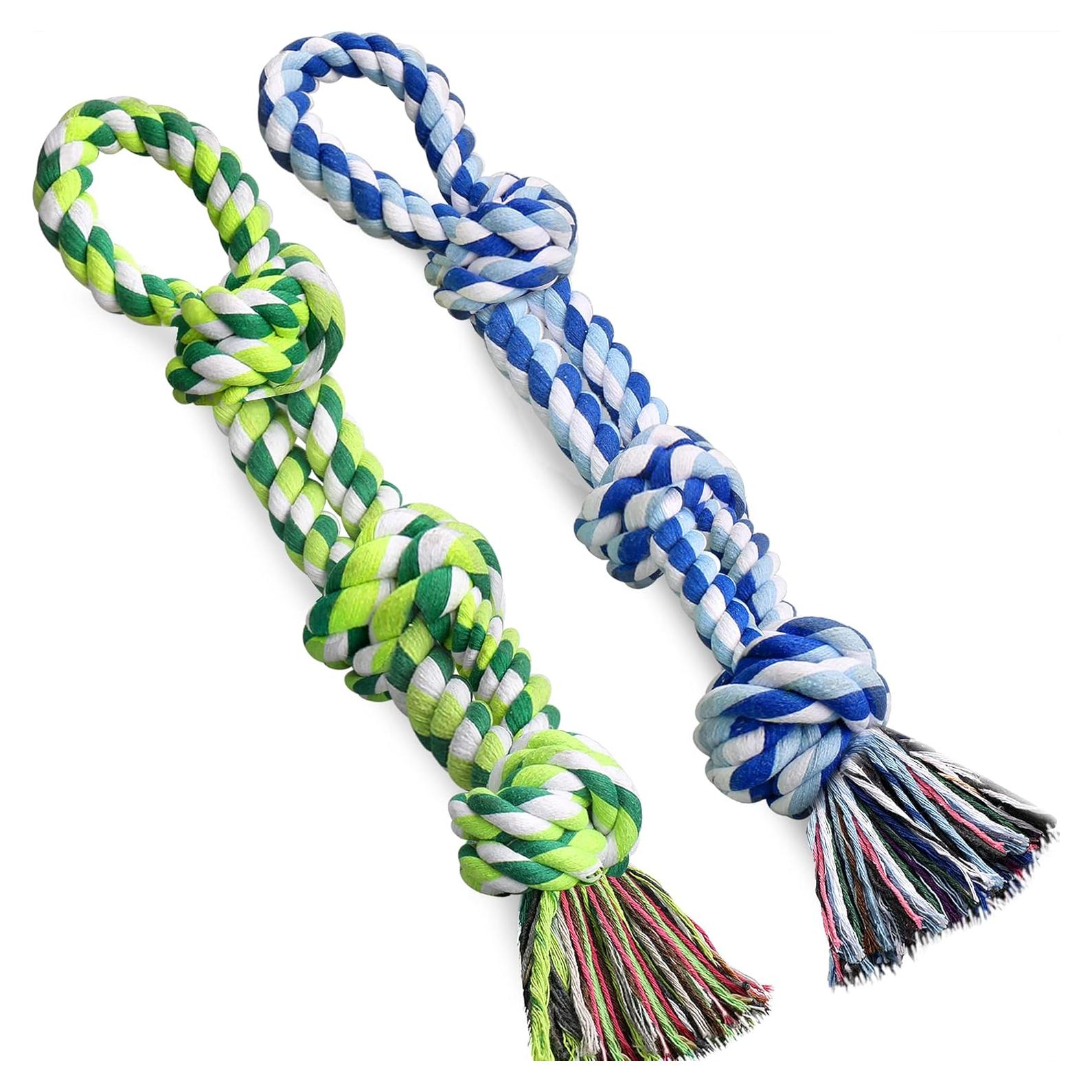 Juguetes de Cuerda para Perros UPSKY 2 Piezas 29cm Resistentes