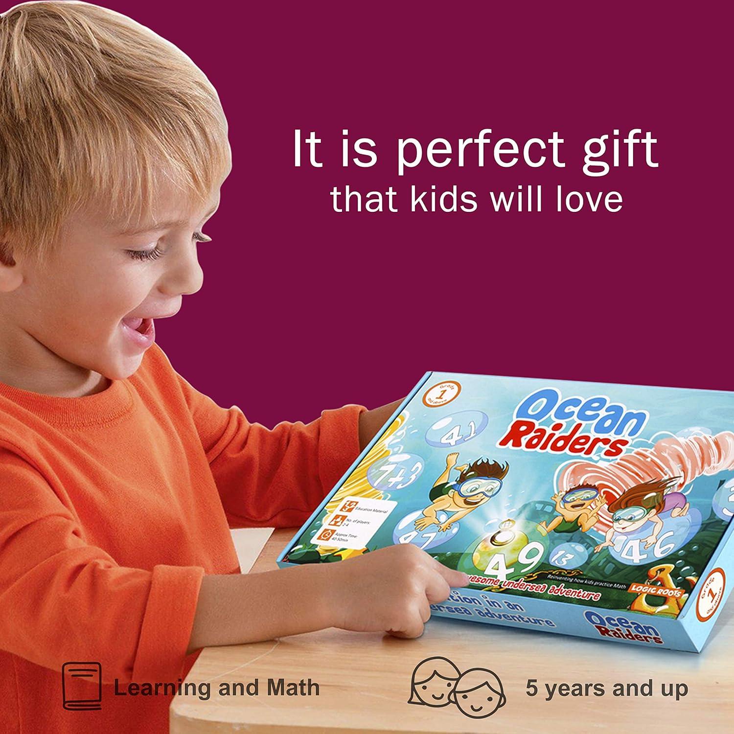 Juego de Suma Ocean Raiders - LogicRoots, 5 a 7 años