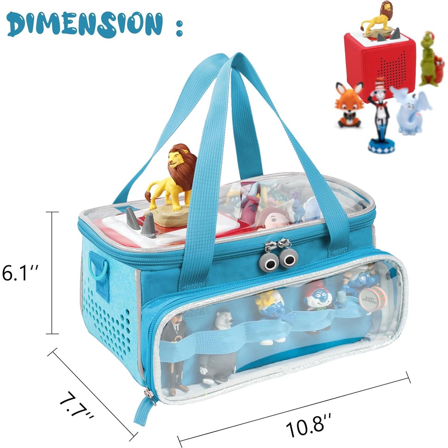 Funda de Transporte SFYBYHEART para Toniebox y Tonies Azul