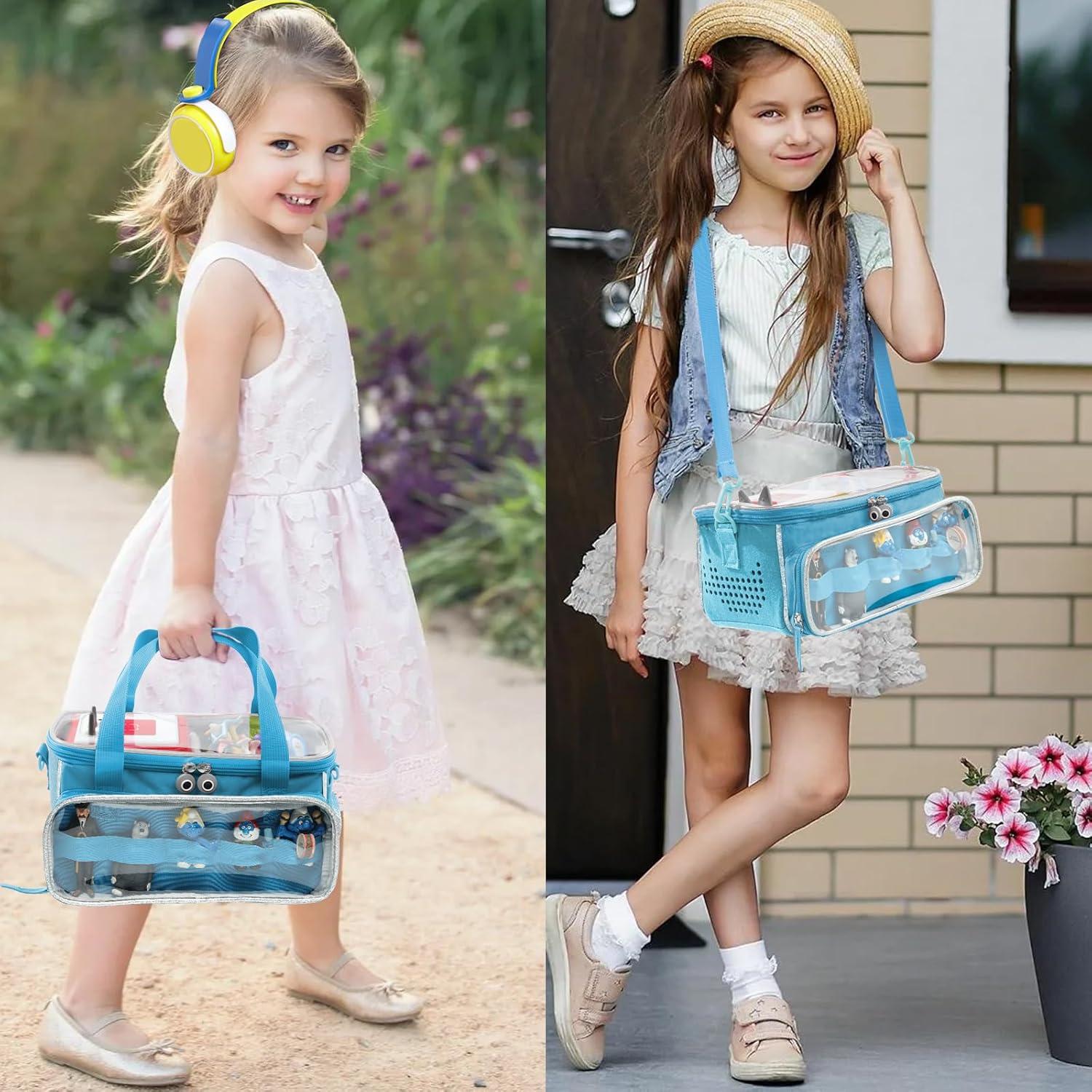 Funda de Transporte SFYBYHEART para Toniebox y Tonies Azul