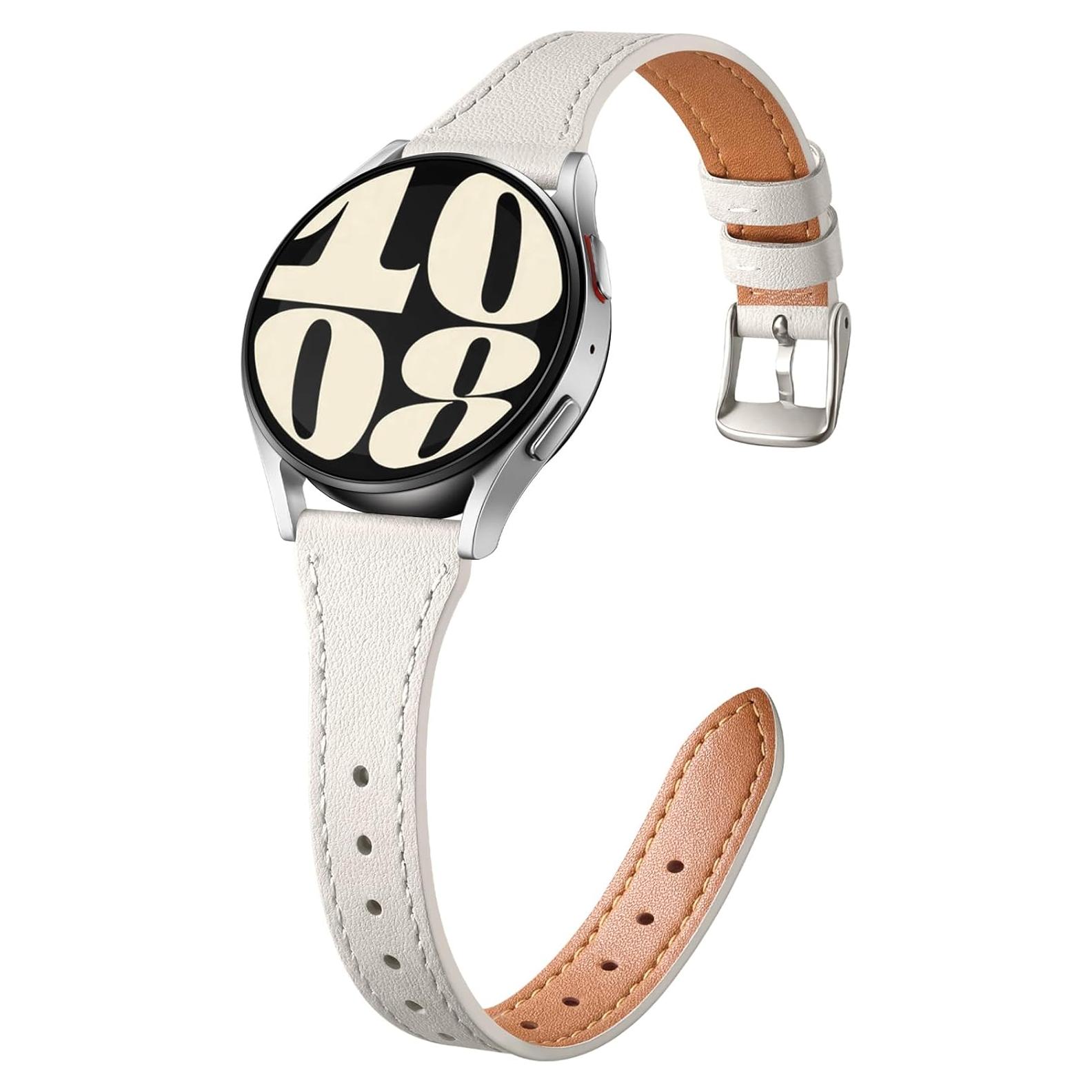 Correa de Cuero 20mm GEAK para Galaxy Watch 7/6/5/4/Active 2