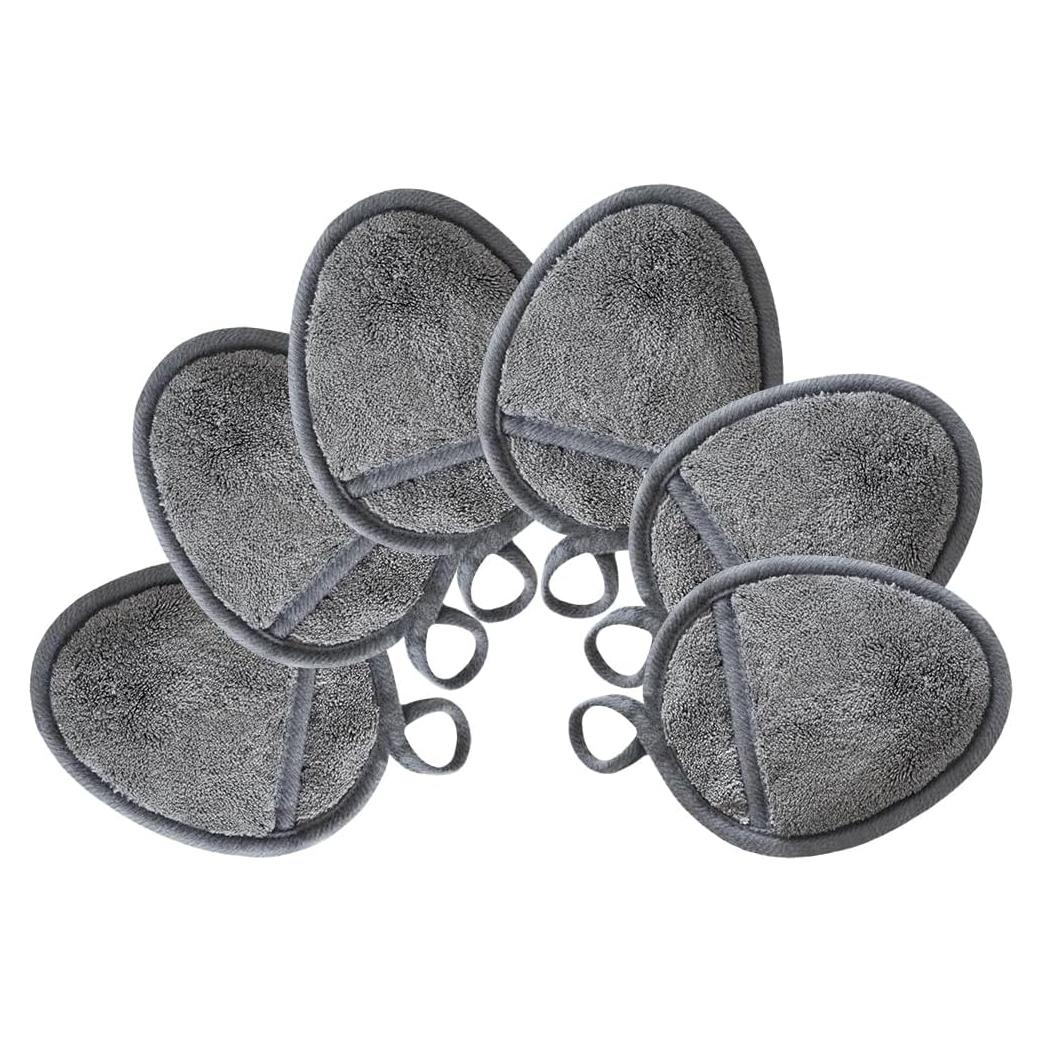 Discos Desmaquillantes Reutilizables VIcolour 6 Piezas Gris