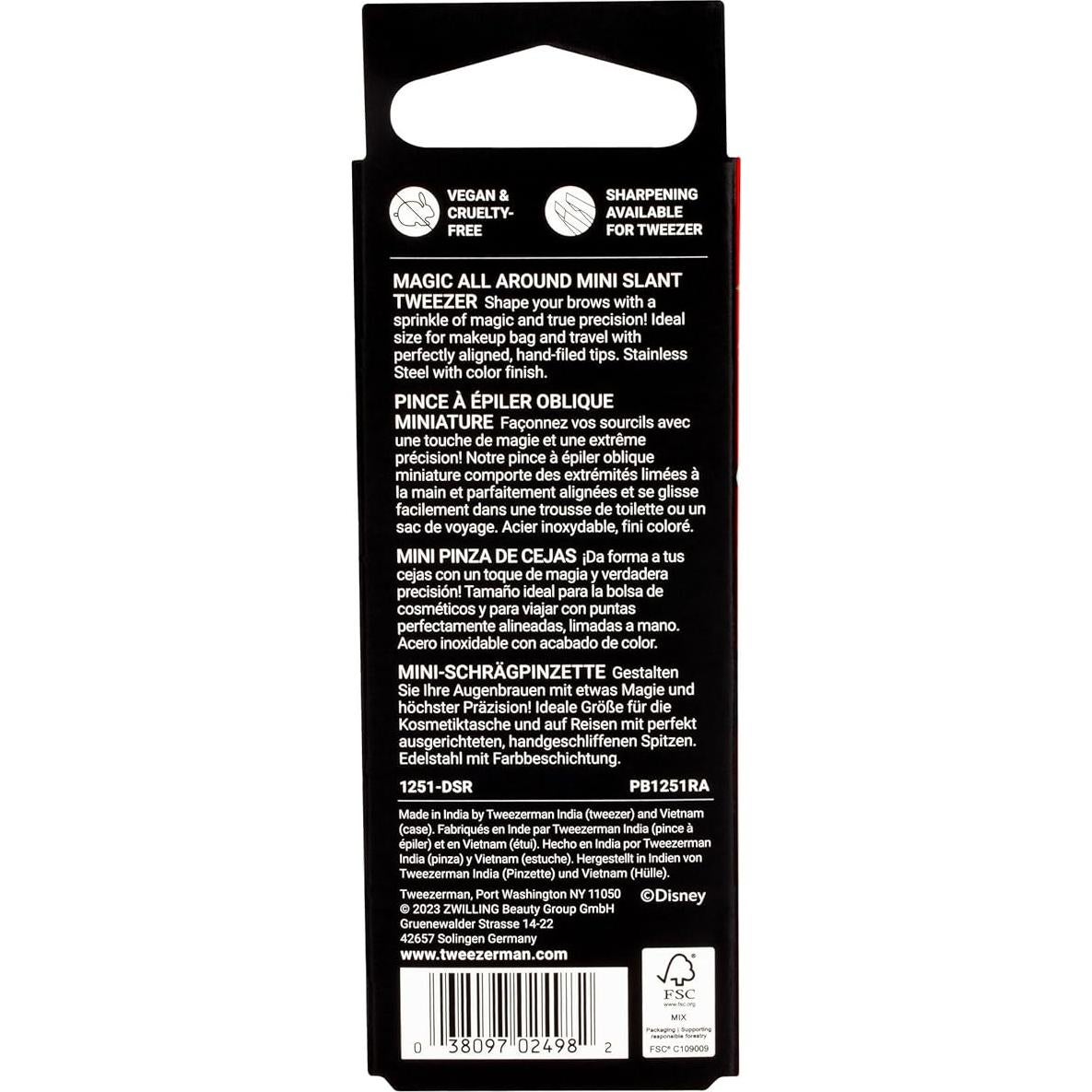 Pinzas Mini Inclinadas Tweezerman - Precisión para Cejas