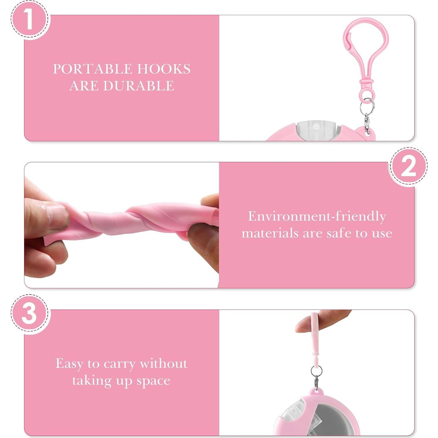 Paquete de 4 Botellas de Perfume Recargables TOCCOOL 25ml