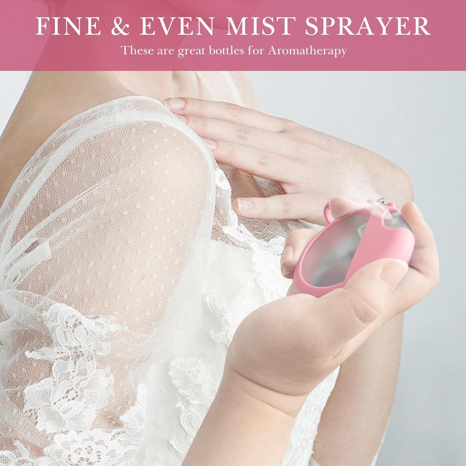 Paquete de 4 Botellas de Perfume Recargables TOCCOOL 25ml