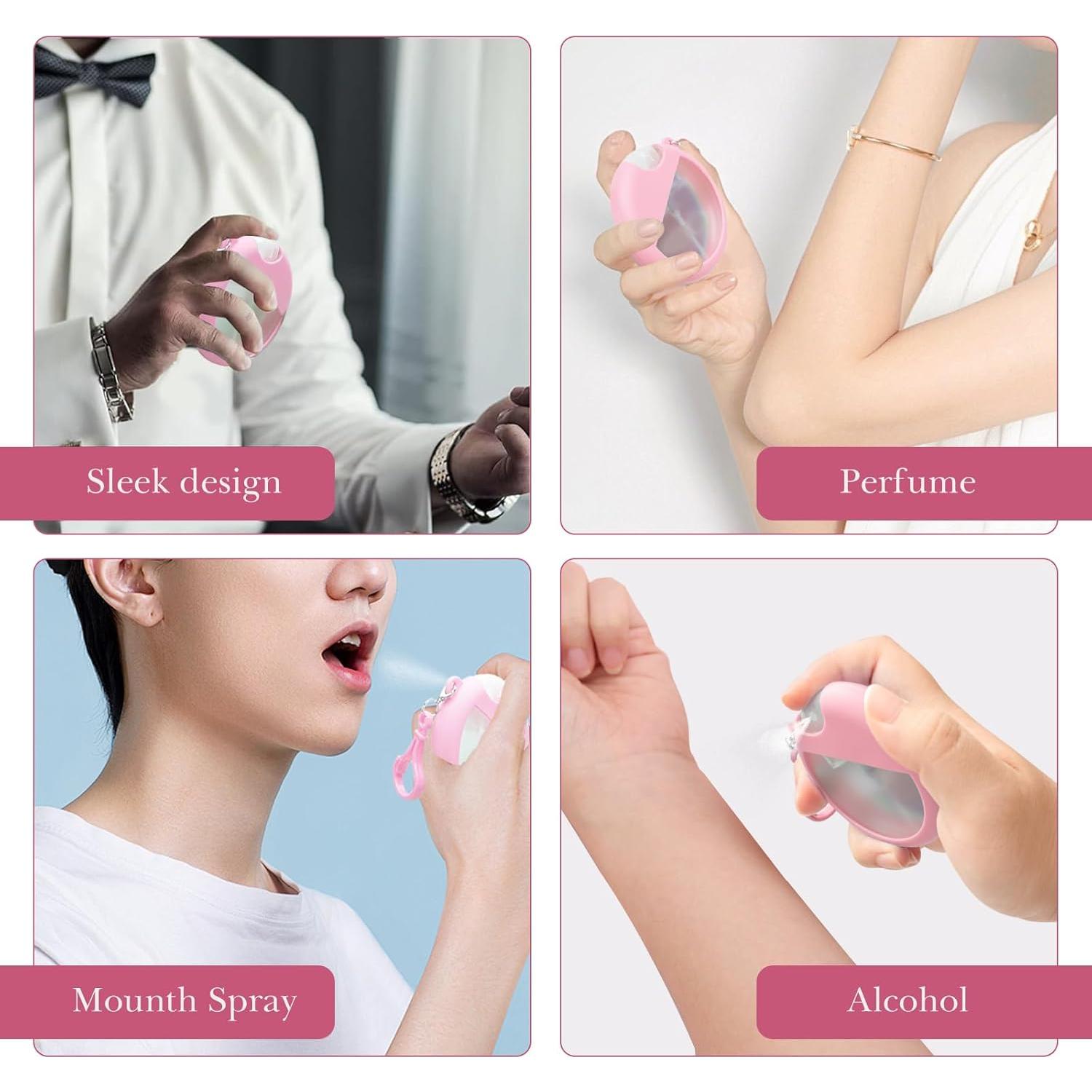 Paquete de 4 Botellas de Perfume Recargables TOCCOOL 25ml