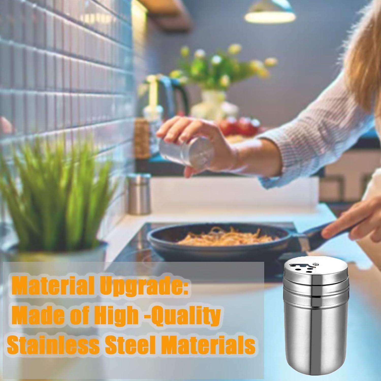 Kit de Molinillos de Especias EZYoutdoor 6 Piezas Acero Inoxidable