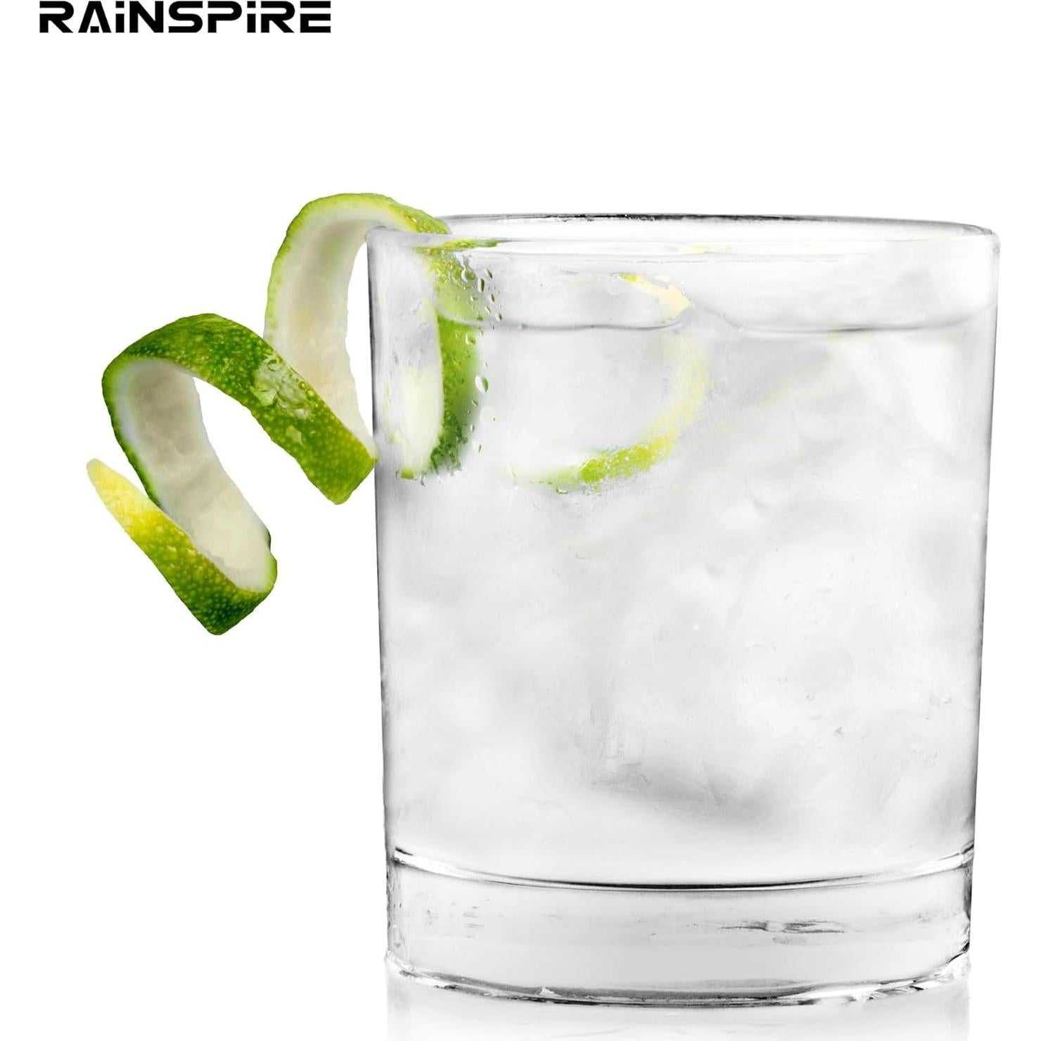 Rallador de Limón 2-en-1 Rainspire Acero Inoxidable Negro