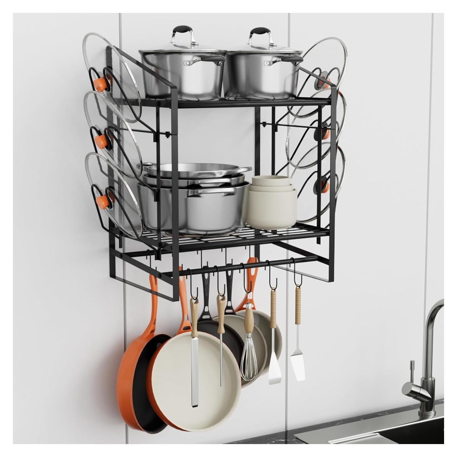 Soporte de Olla Colgante VyGrow 2 Niveles 61x33x52 cm