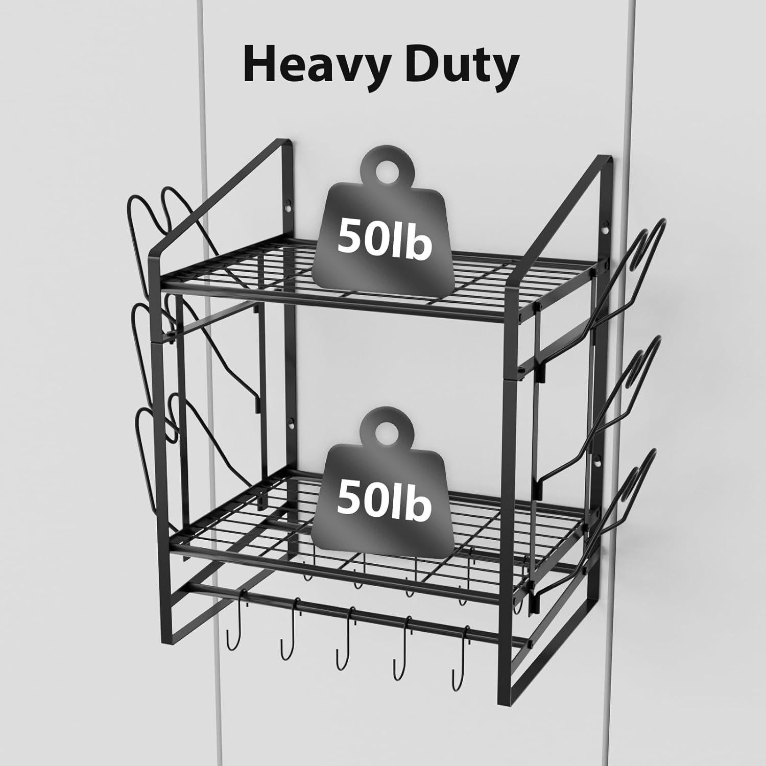 Soporte de Olla Colgante VyGrow 2 Niveles 61x33x52 cm