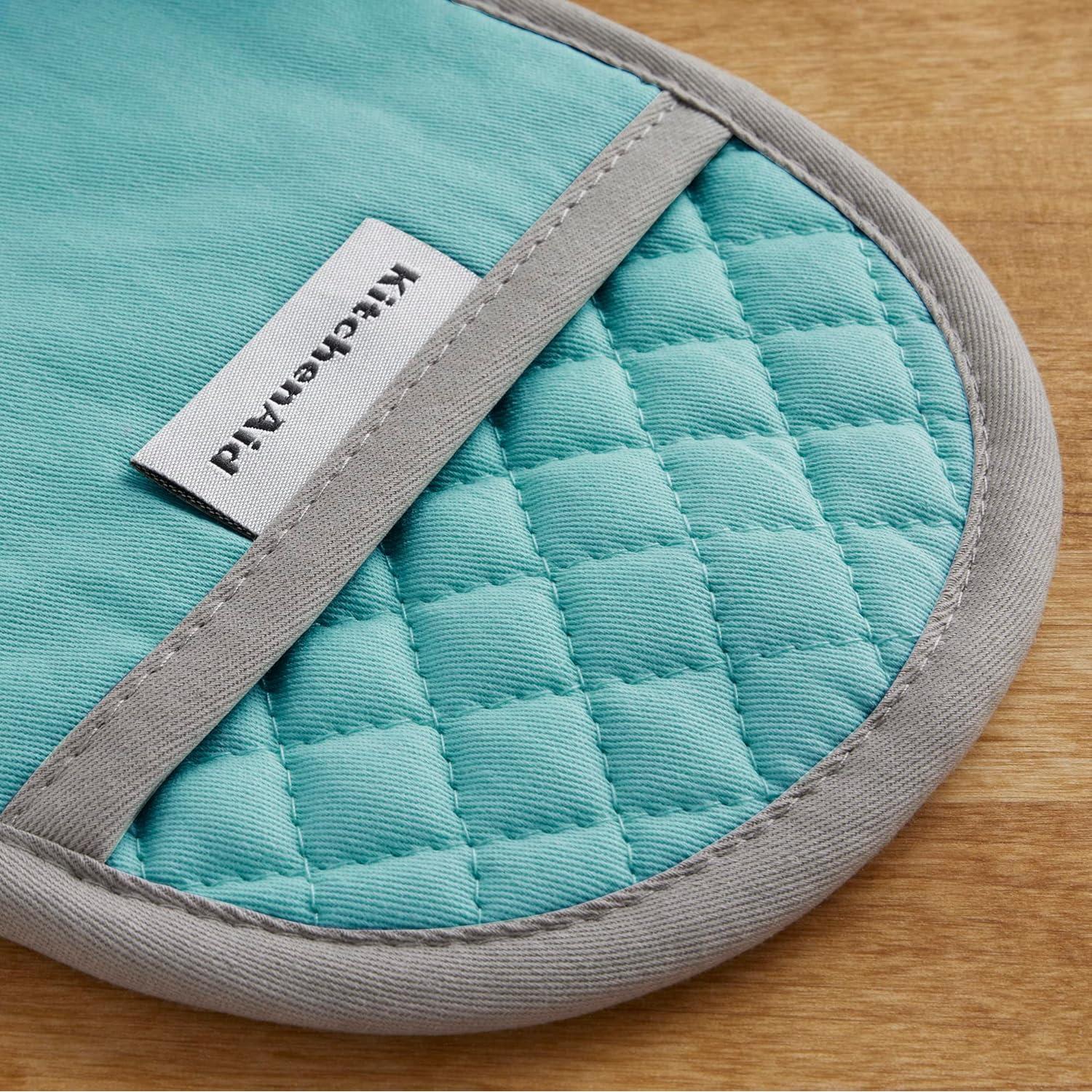 Soporte para Ollas KitchenAid Asteroid 2 Piezas 16.5x25.4cm Aqua