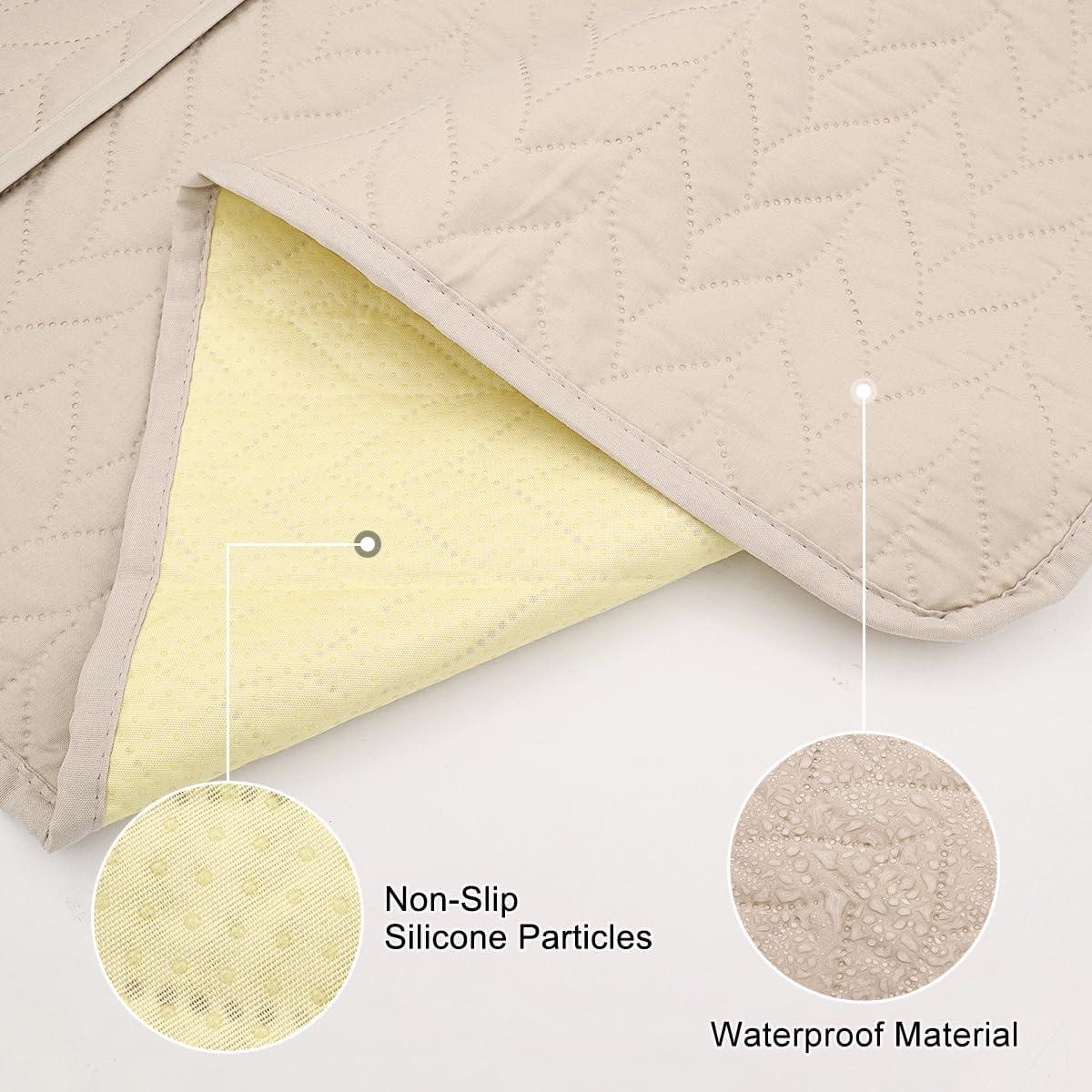 Organizador de Reposabrazos Sofá HADEEONG Beige 6 Bolsillos