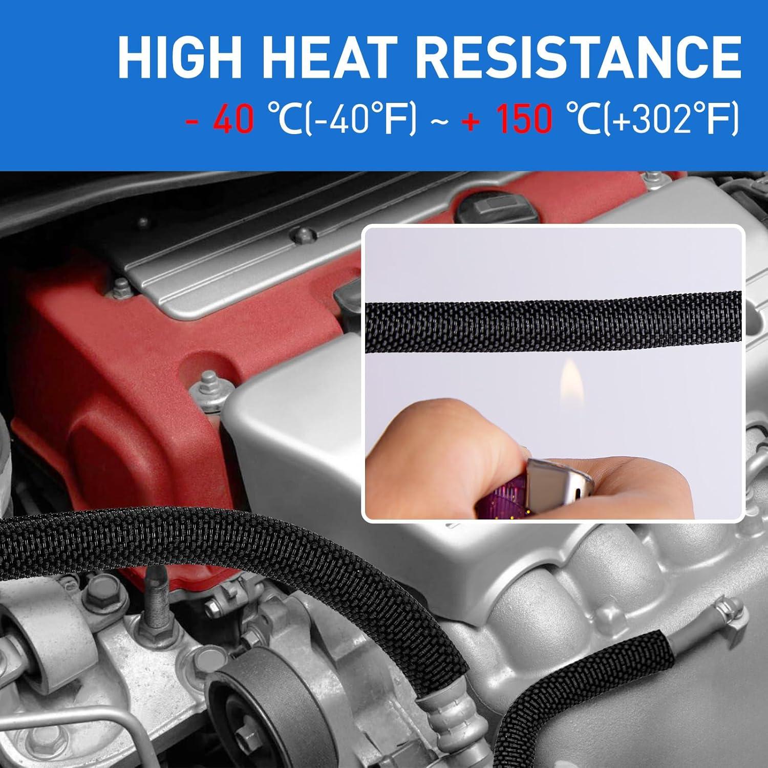 Protector de Cables Annbes 2m Negro para Mascotas y Automóviles